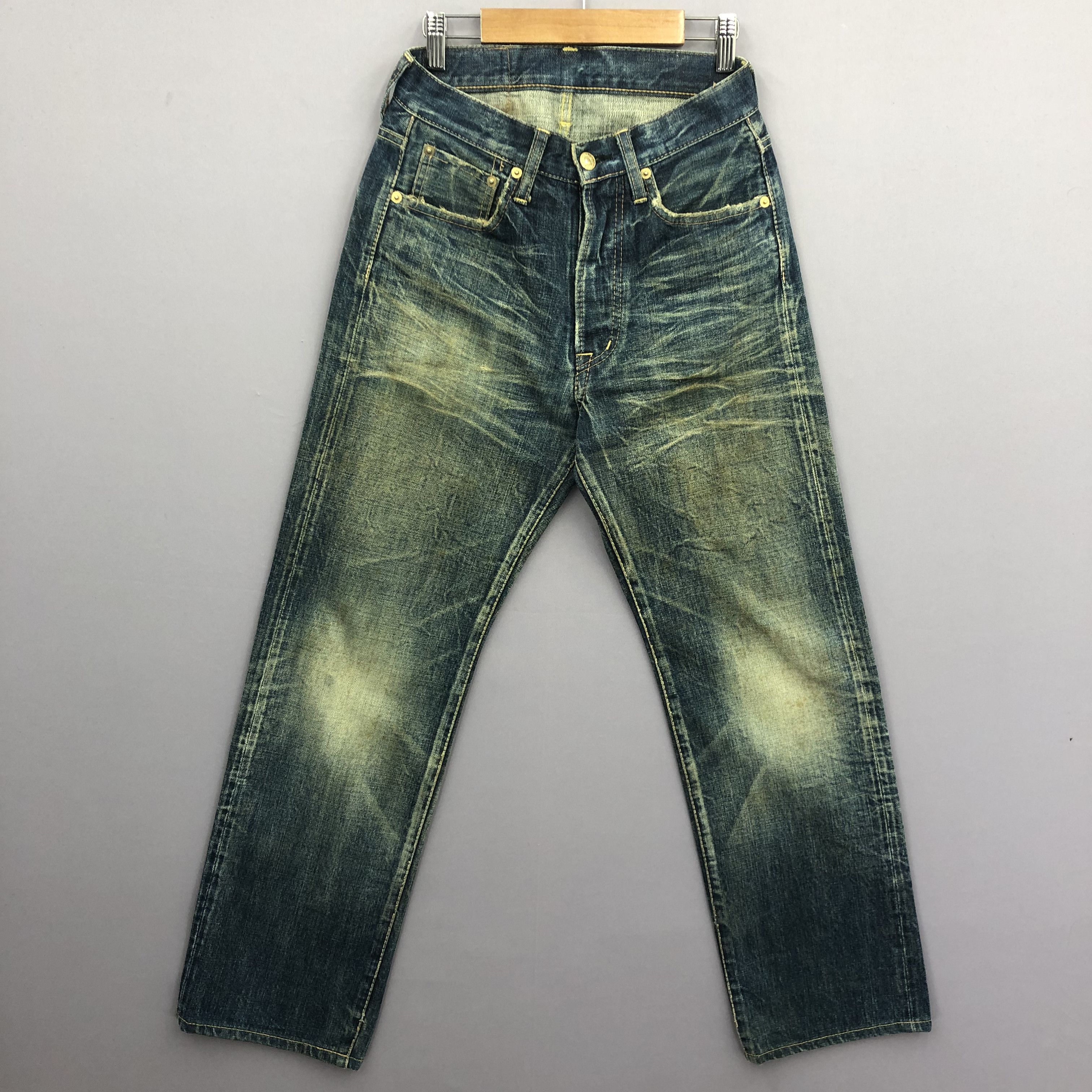 Japanese Brand Vintage Rusty Omnigod Selvedge Japanese Jeans Redline Denim Size 26" / US 2 / IT 38 - 1 Thumbnail