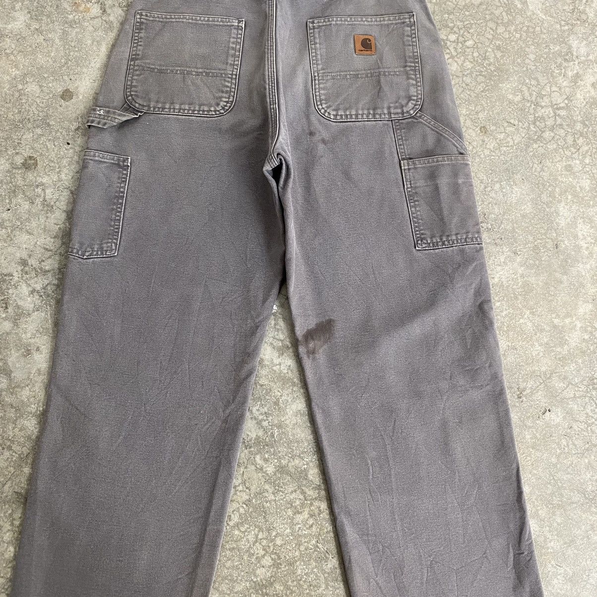 Carhartt Vintage Carhartt Blanket Lined Gravel Grey Carpenter Pants Size US 34 / EU 50 - 16 Thumbnail