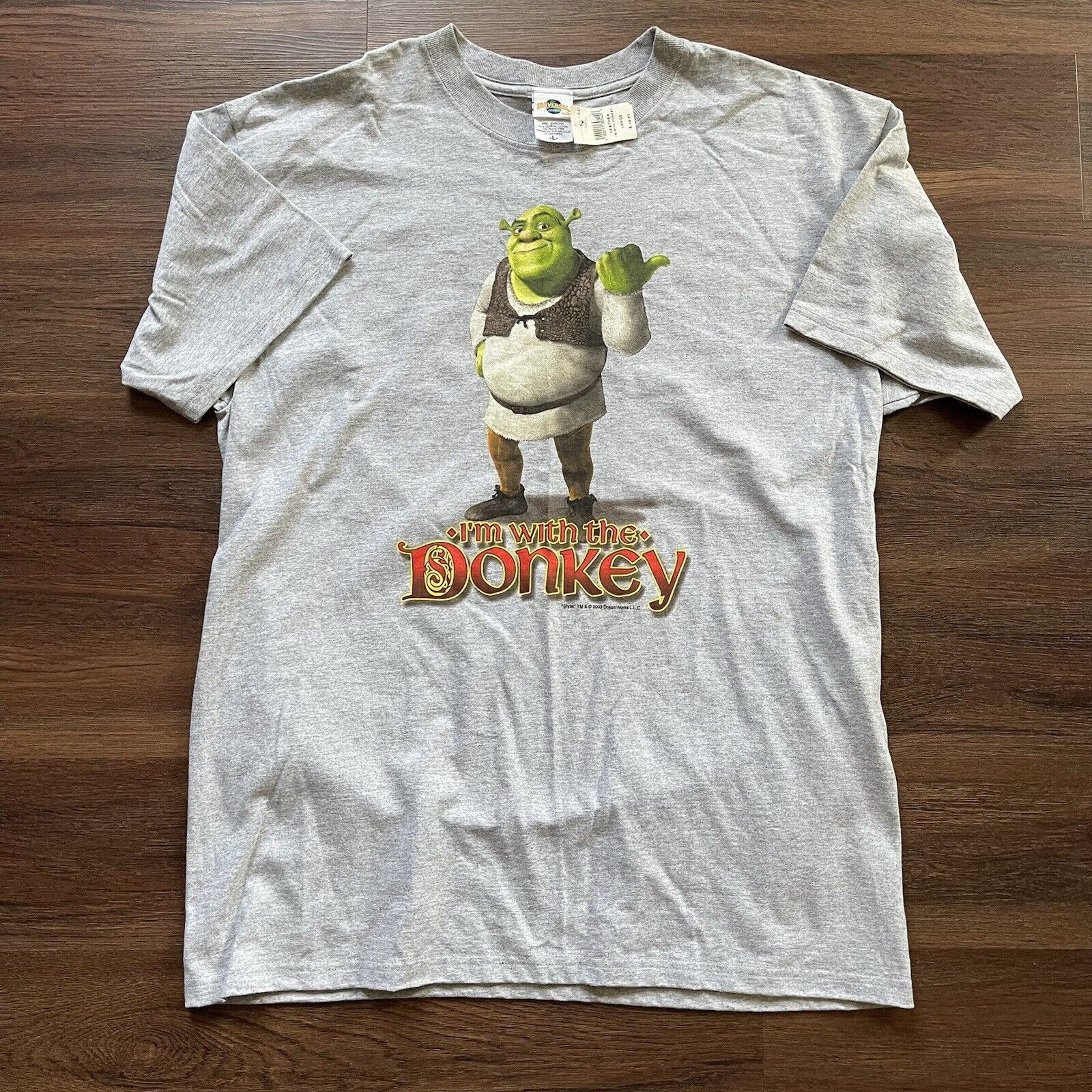 Universal Studios Vtg 2003 Universal Studios Shrek Movie Promo T-Shirt L New Size US L / EU 52-54 / 3 - 2 Thumbnail