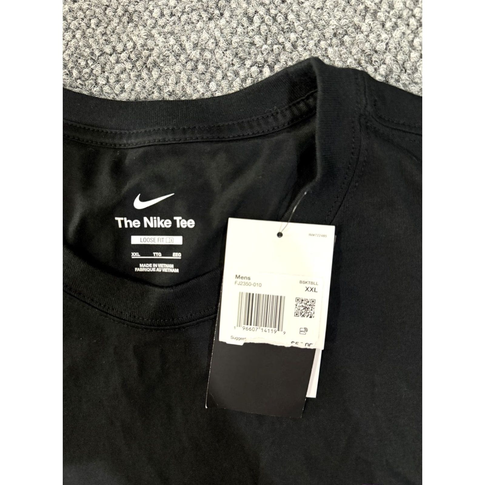 Nike Nike Shirt Mens 2XL Black Greatness Crown Graphic Lebron James Basketball Shirt Mens 2XL Black Greatness Crown Nike Swoosh Graphic Tee Size US XXL / EU 58 / 5 - 6 Thumbnail