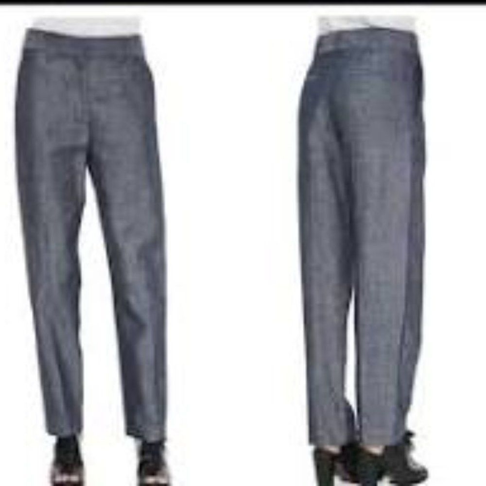Rag & Bone Rag & Bone Womens Size 8 Claud Indigo Hemp & Cotton Trouser Size 28" / US 6 / IT 42 - 2 Thumbnail