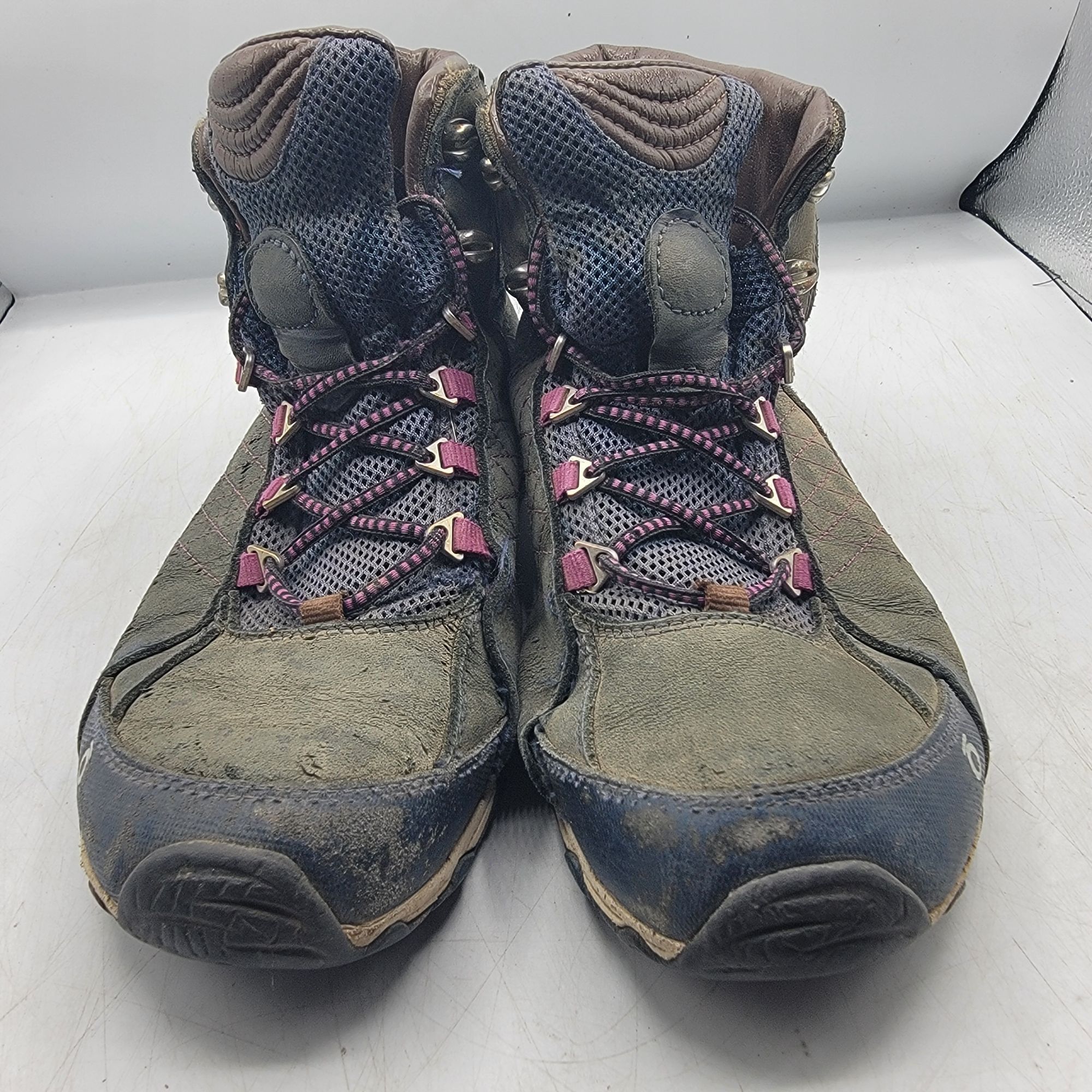 Oboz Oboz Sapphire Mid BDry Womens 9 Gray Hiking Boots Camping Ou Size US 9 / IT 39 - 14 Thumbnail