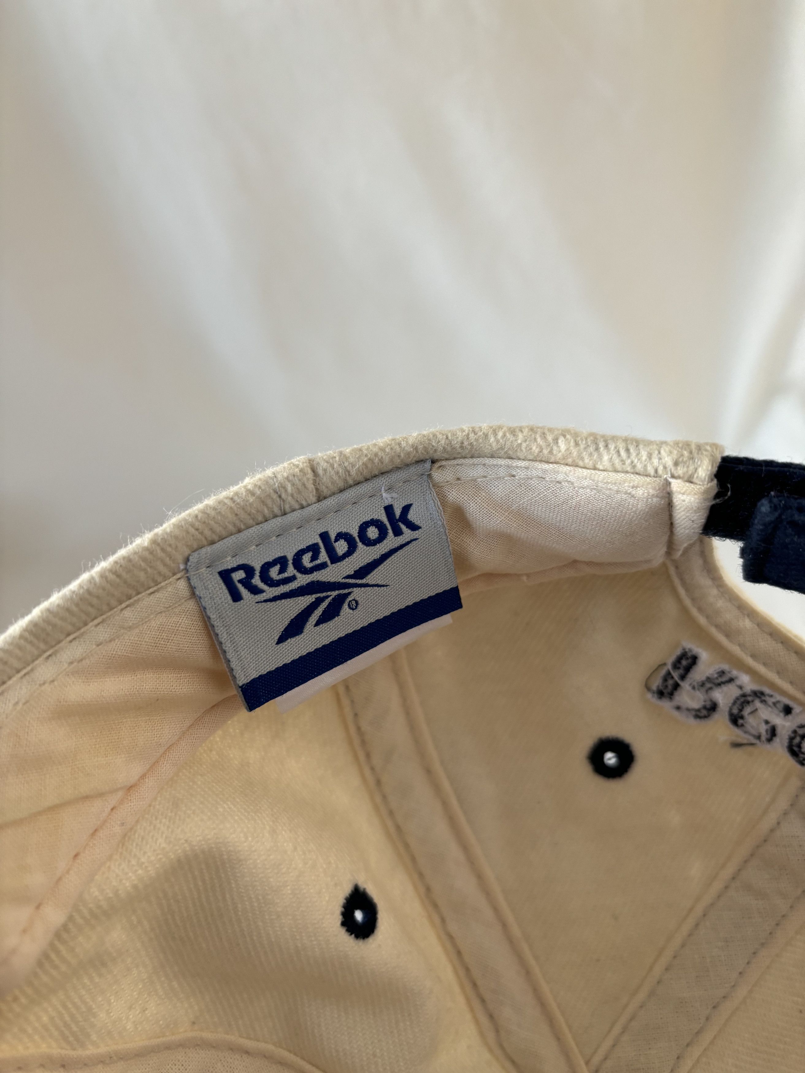 Reebok × Vintage Vintage 90s Reebok Big Logo Cap Size ONE SIZE - 7 Thumbnail
