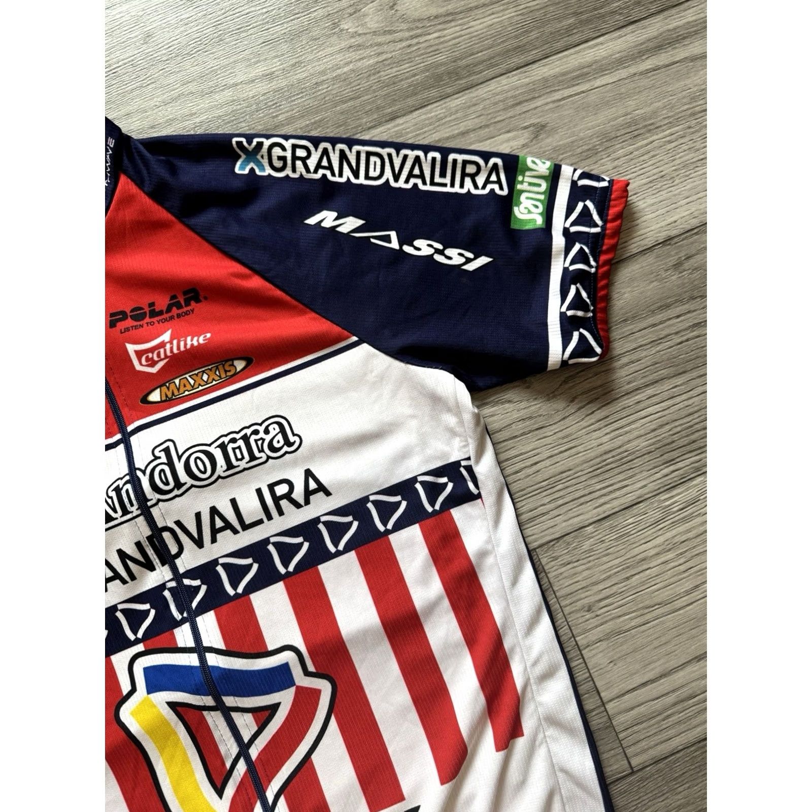 Converse INVERSE Pro Team Andorra Grandvalira Jersey 2XL Cycling Men's Multicolor Jersey Cycling Size US XXL / EU 58 / 5 - 6 Thumbnail