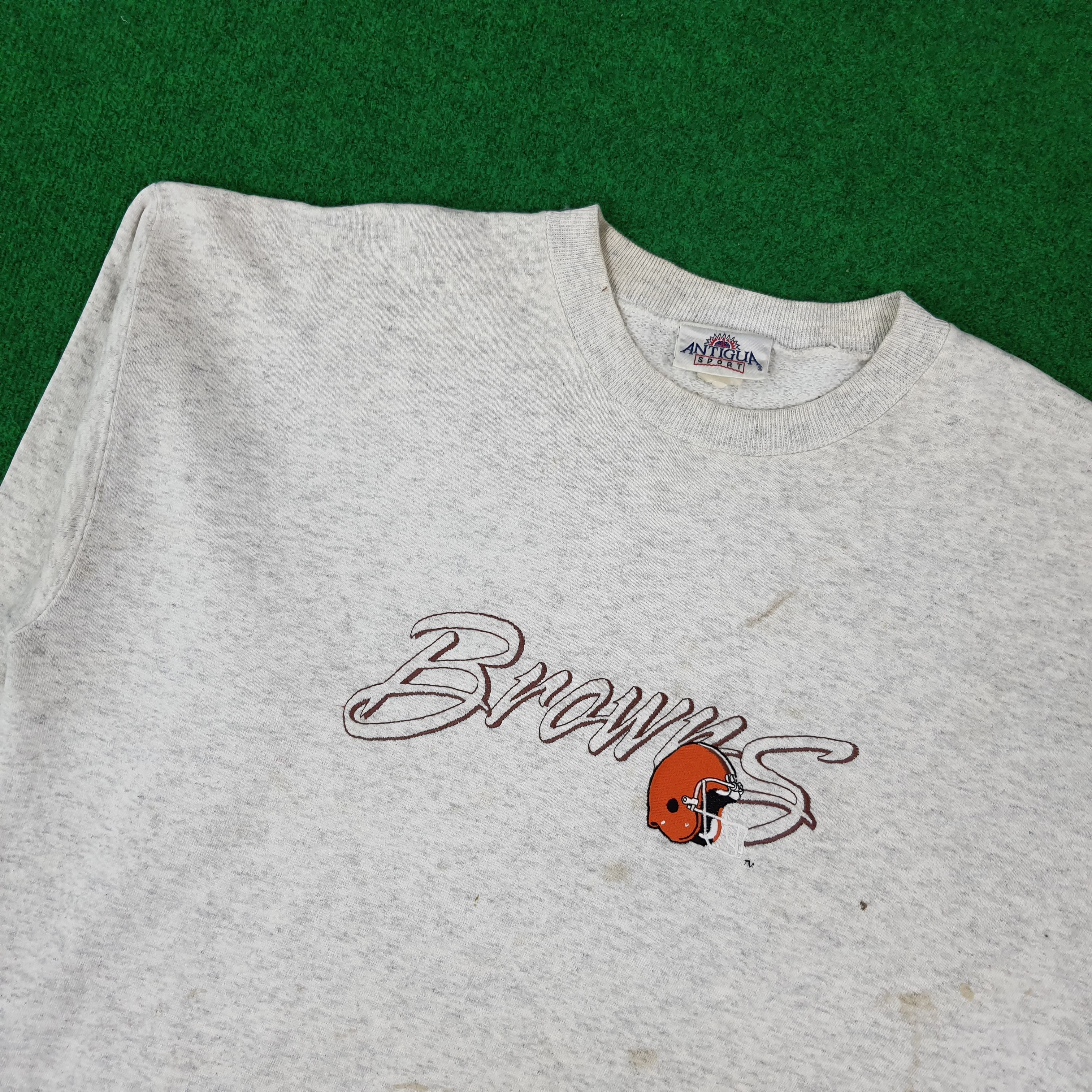 Antigua Vintage Cleveland Browns NFL Team Sweatshirt C273N25 Size US L / EU 52-54 / 3 - 2 Thumbnail