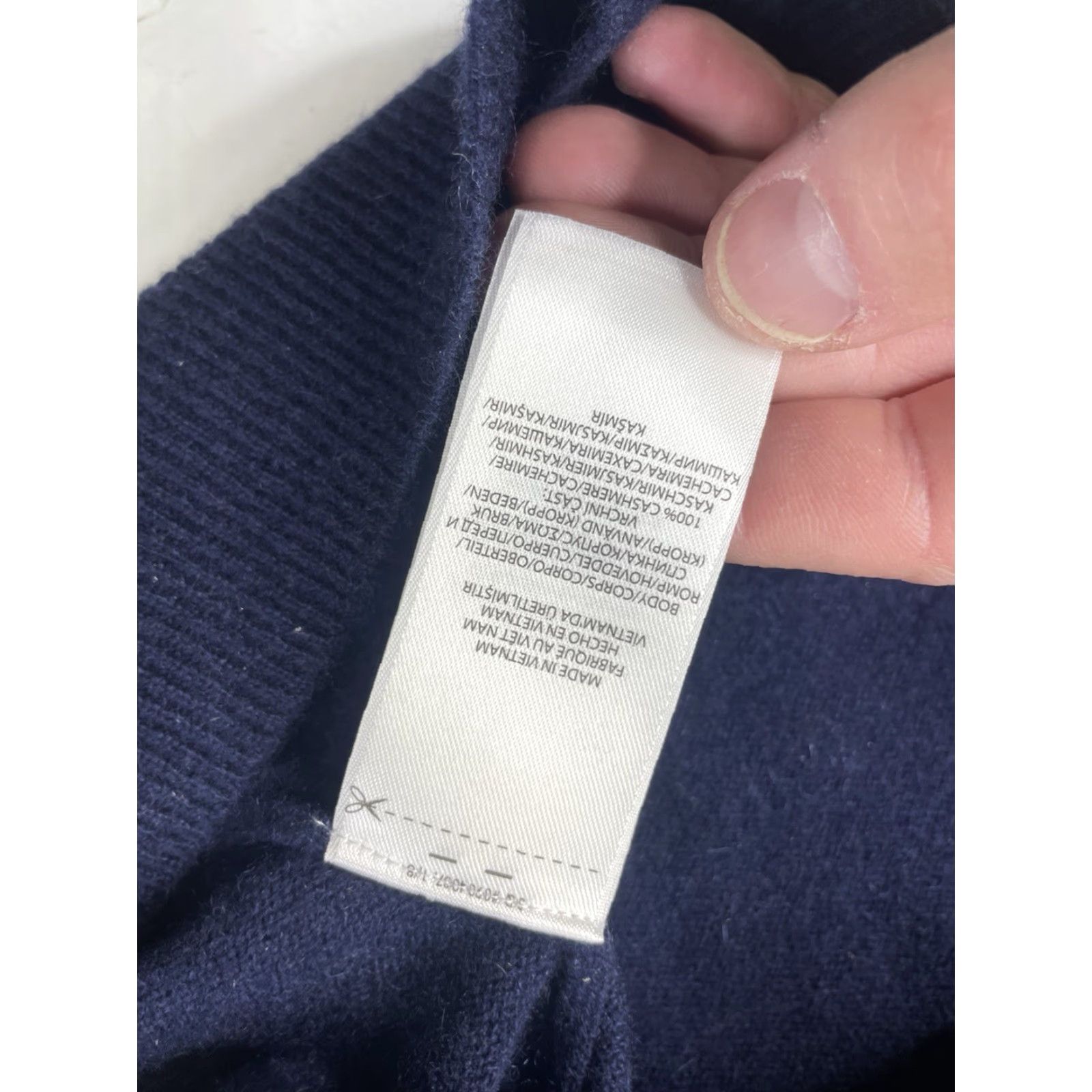 Polo Ralph Lauren Polo Ralph Lauren Mens Sweater Pullover 1/4 Zip Mock Neck Long Sleeve Cashmere Blue 100% Washable Knit Logo Regular Size M Size US M / EU 48-50 / 2 - 7 Thumbnail