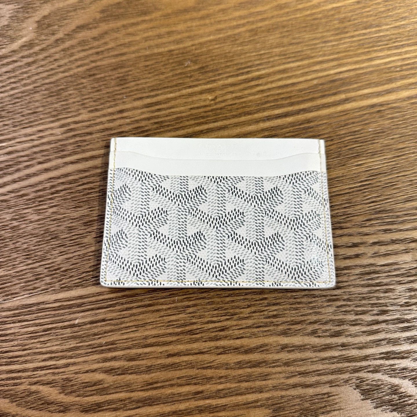 Goyard Goyard Saint-Sulpic jan1095 Geo Canvas Calfskin Card Holder Size ONE SIZE - 2 Thumbnail