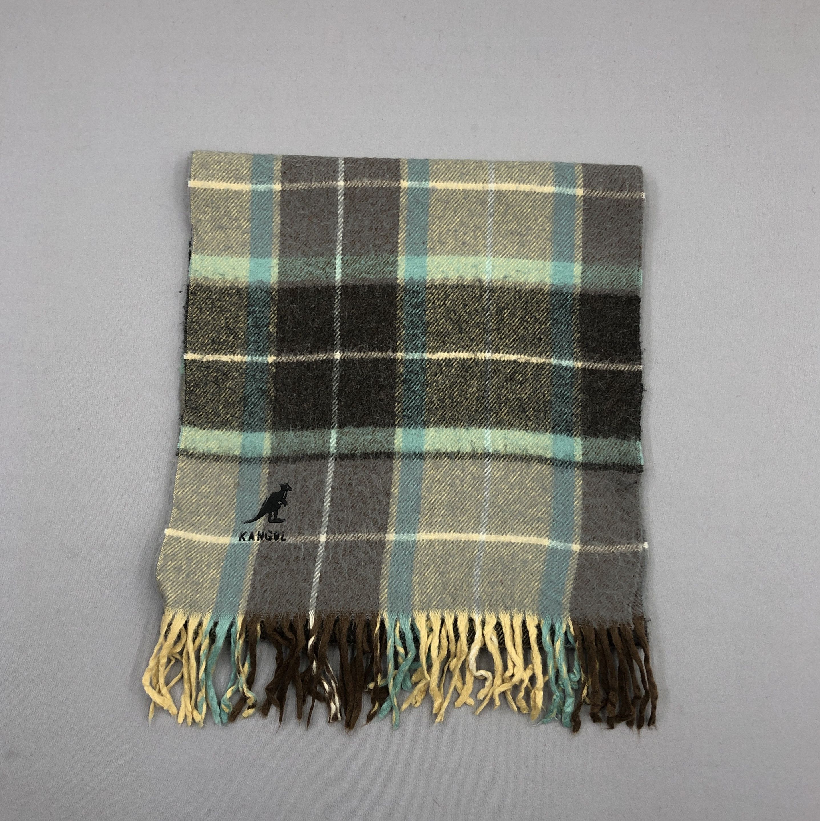 Kangol Vintage Kangol Scarf Muffler Wool Cashmere Scarves Size ONE SIZE - 2 Thumbnail