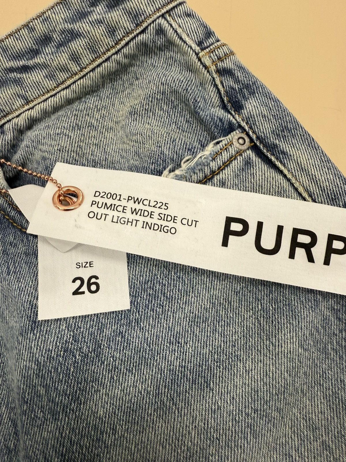 Other Purple Brand Wide Side Cut Jeans Size 26" / US 2 / IT 38 - 3 Thumbnail