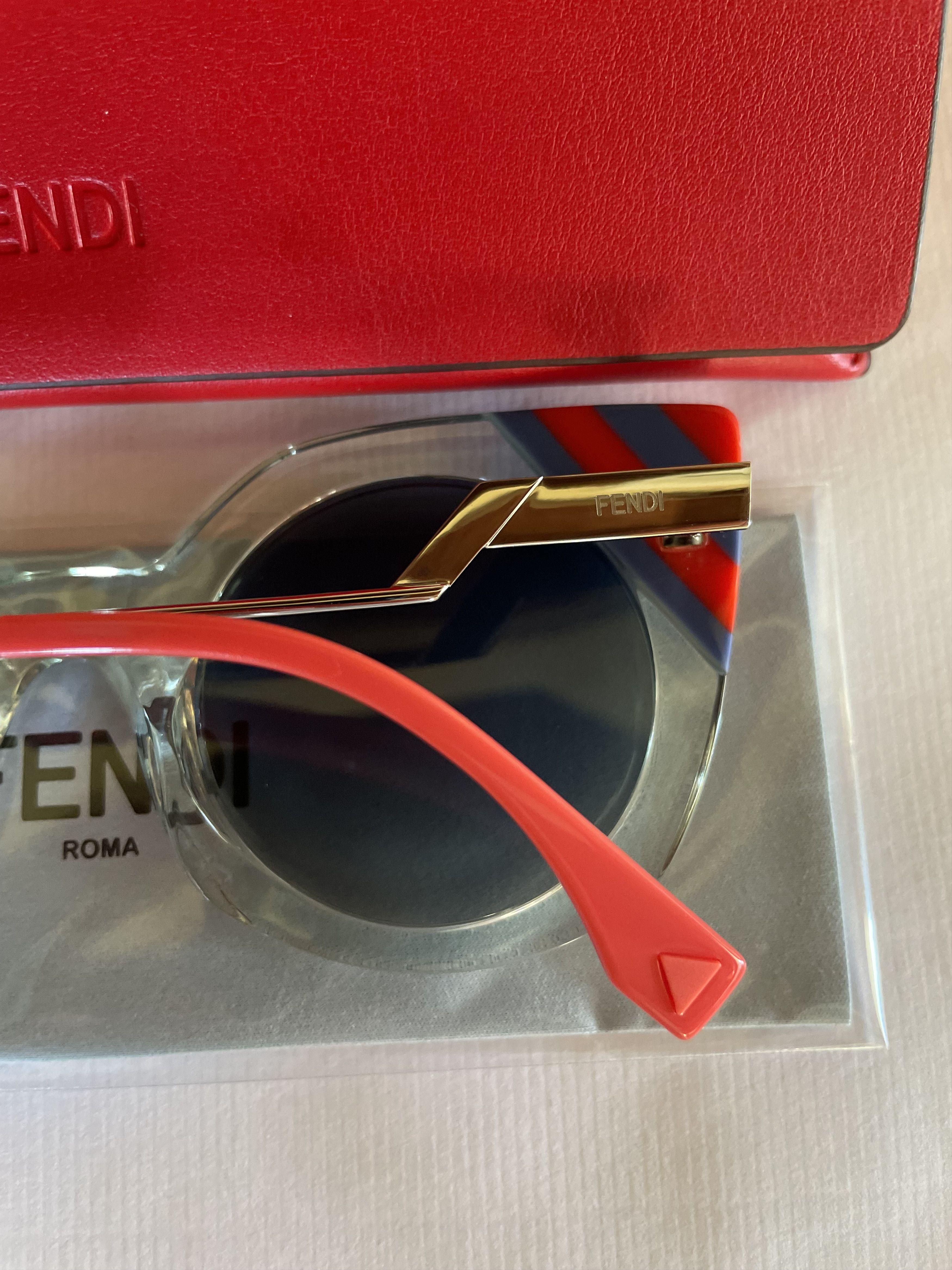 Fendi Fendi 'Waves' FF0240/S Women's Cat-Eye Sunglasses FF 0240 Size ONE SIZE - 10 Thumbnail