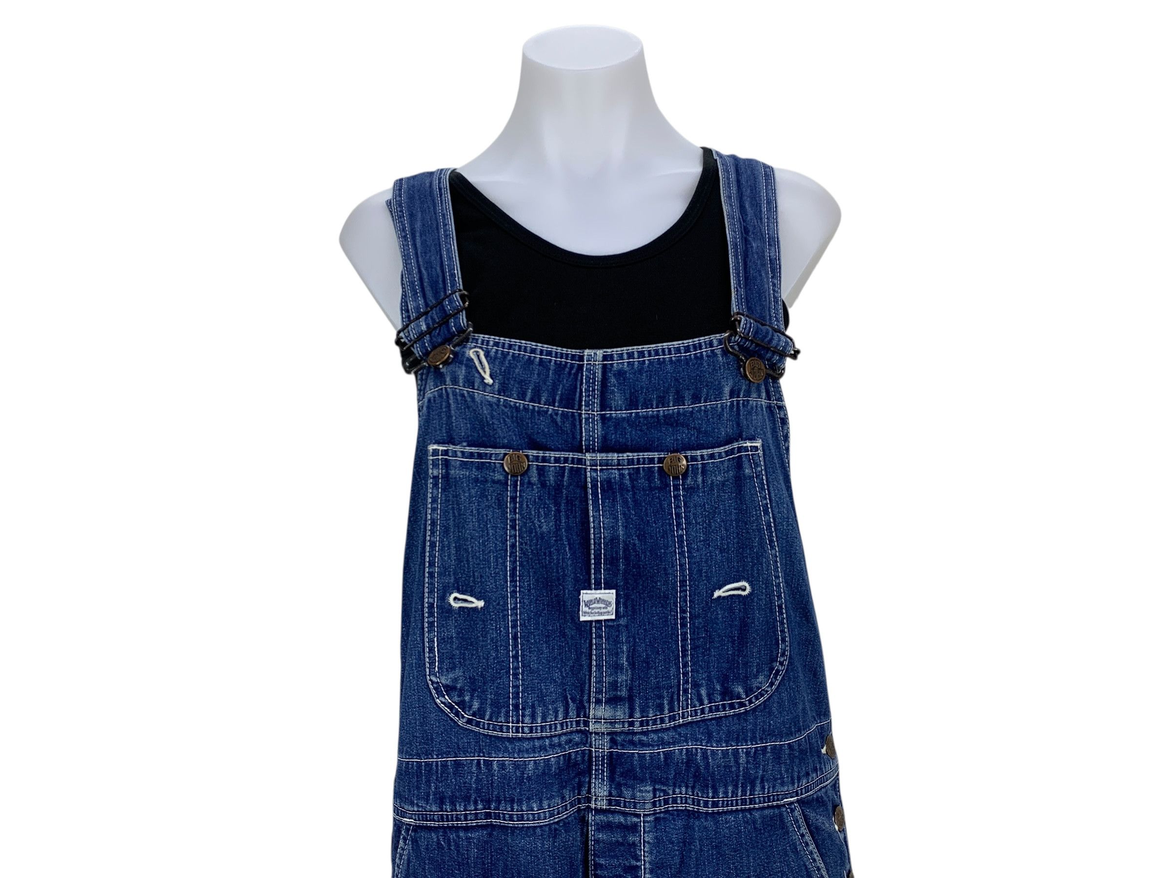 Big John × Vintage Big John Carpenter Bib Overalls Jeans Size US 32 / EU 48 - 3 Thumbnail