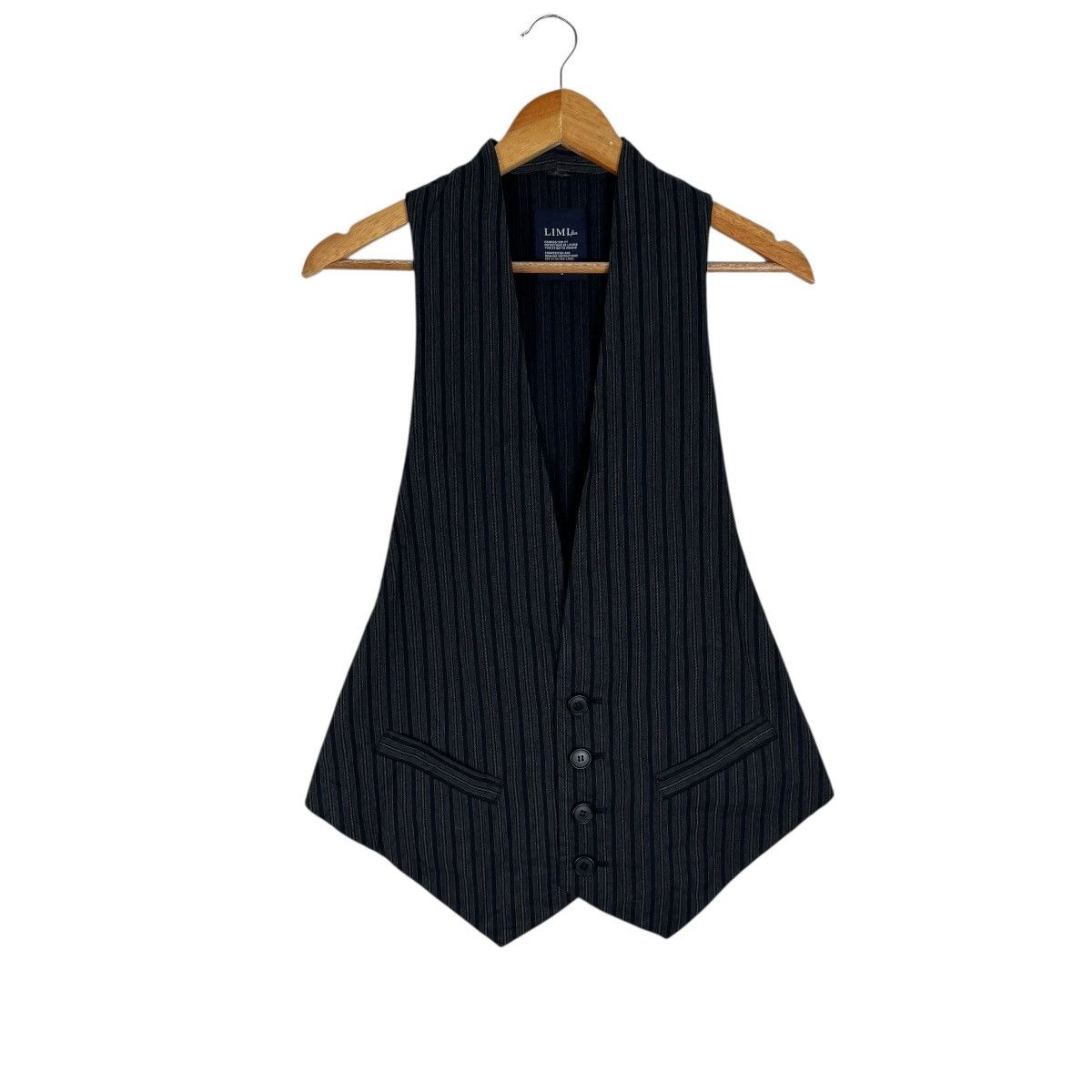 Limi Feu ☀️LIMI FEU Y’S PINSTRIPE VEST Size US M / EU 48-50 / 2 - 1 Thumbnail