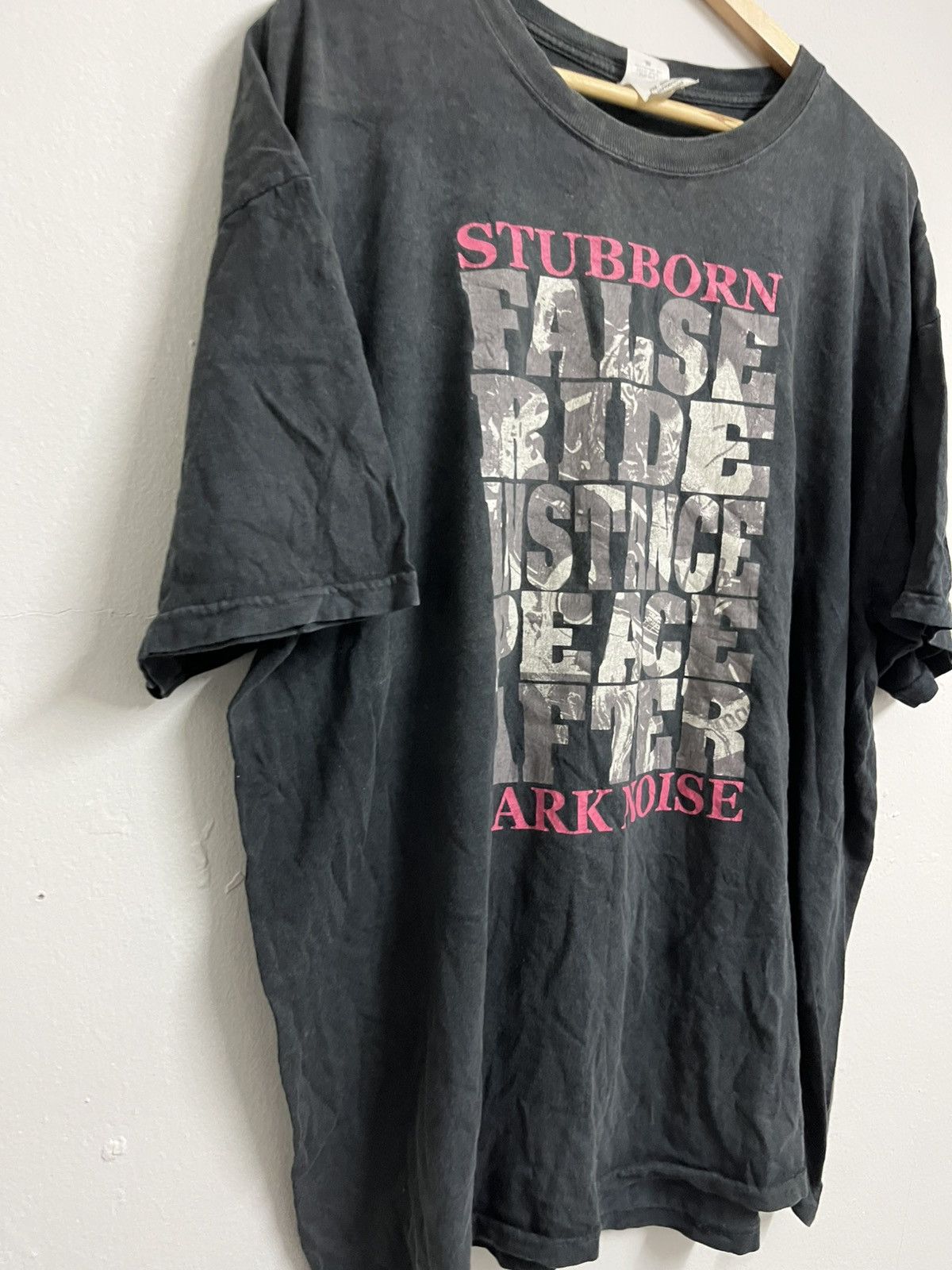 Rap Tees 💥 STUBBORN DARK NOISE Anvil Street Techno Short Sleeve Size US XL / EU 56 / 4 - 3 Thumbnail