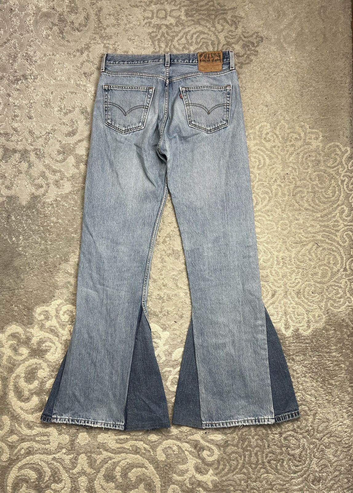 Levi's Unique Levi's 501 Engineered Japan Wide Leg Jeans 90’s Size US 34 / EU 50 - 2 Thumbnail
