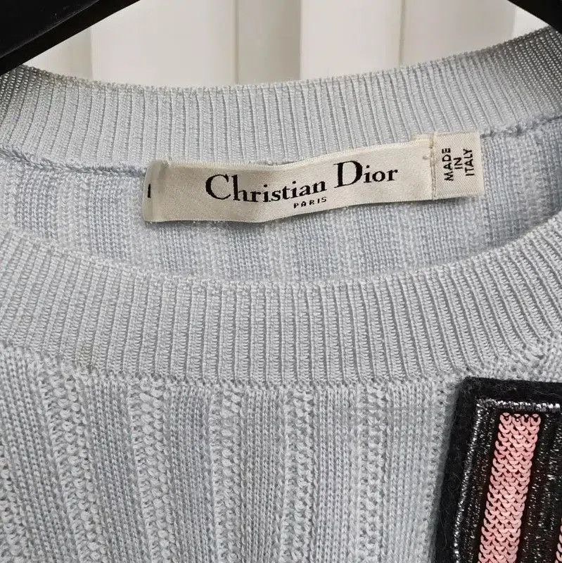 Dior Dior Light Blue Wool Long Sleeve Sweater . Size XS / US 0-2 / IT 36-38 - 6 Thumbnail