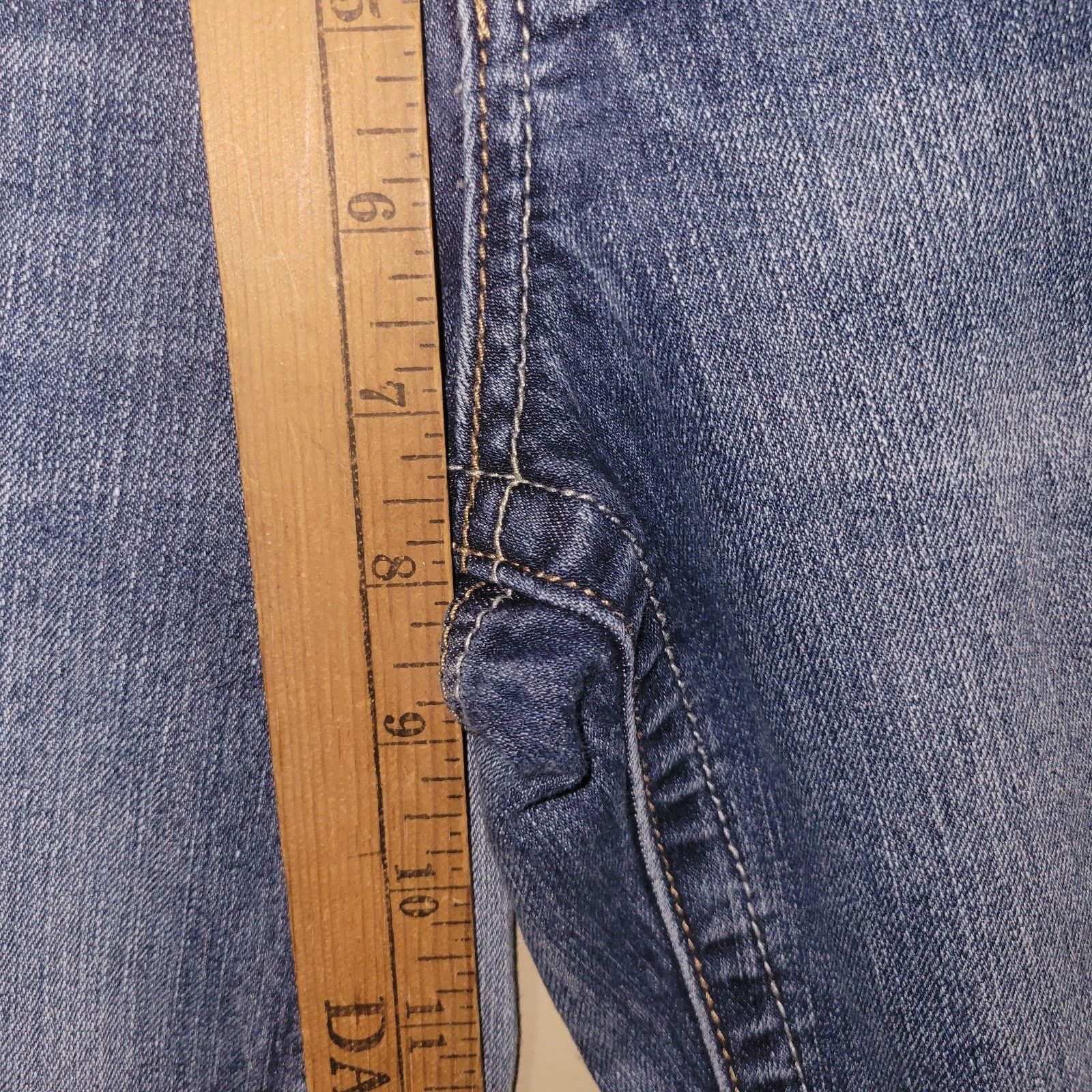 &Daughter Maurices Bootcut Jeans Women 7/8 Regular Blue Denim Zip Size 30" / US 8 / IT 44 - 2 Thumbnail