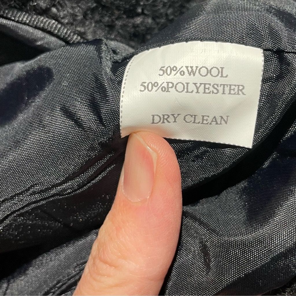 Other Nizan Black Boucle Wool Blend Napoleon Coat Size XL Size XL / US 12-14 / IT 48-50 - 14 Thumbnail