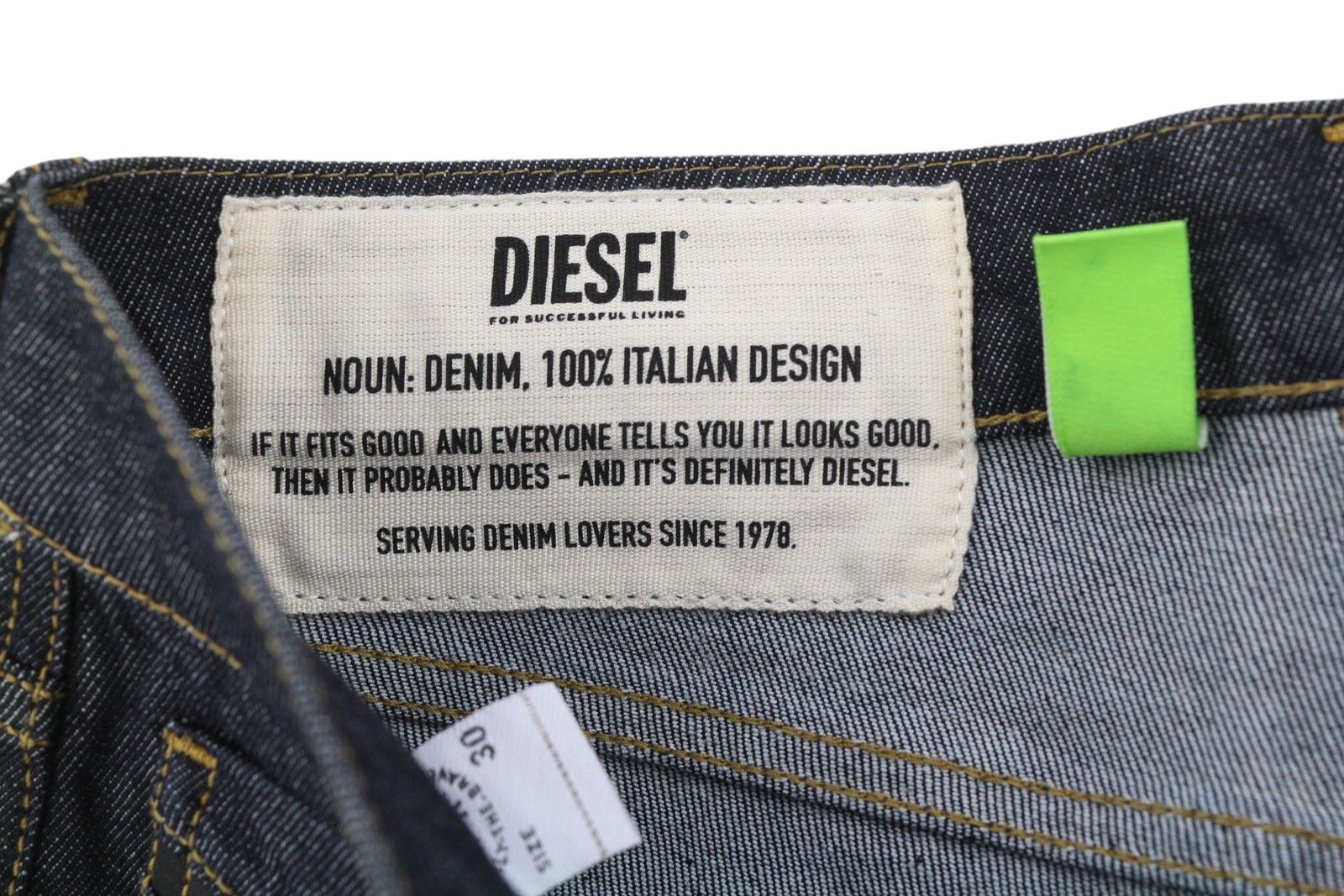 Diesel D-STRUKT 009HF W30/L30 Slim Stretch Dark Jeans 40887 Size US 30 / EU 46 - 7 Thumbnail