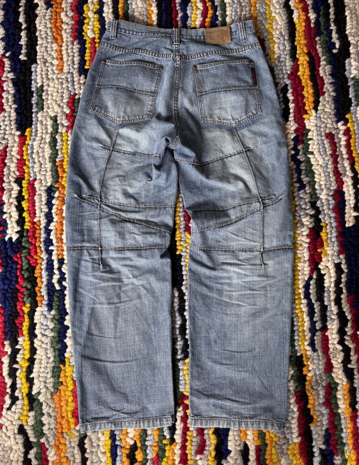 Akademiks Vintage Akademiks Baggy Stitched Up Jeans Size US 34 / EU 50 - 1 Thumbnail