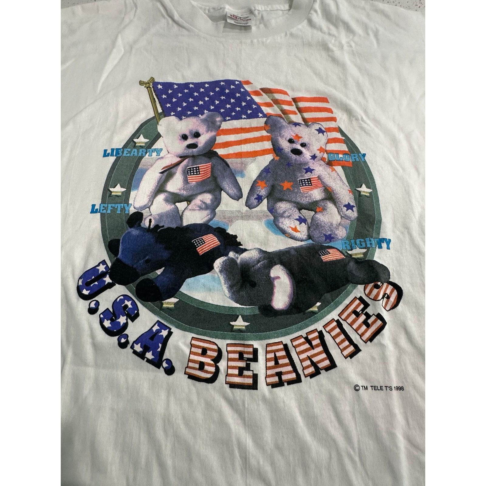 Hanes Vintage 1988 Stedman TY Beanie BearBabies T-Shirt Adult XXL Size XXL / US 16-18 / IT 52-54 - 4 Thumbnail