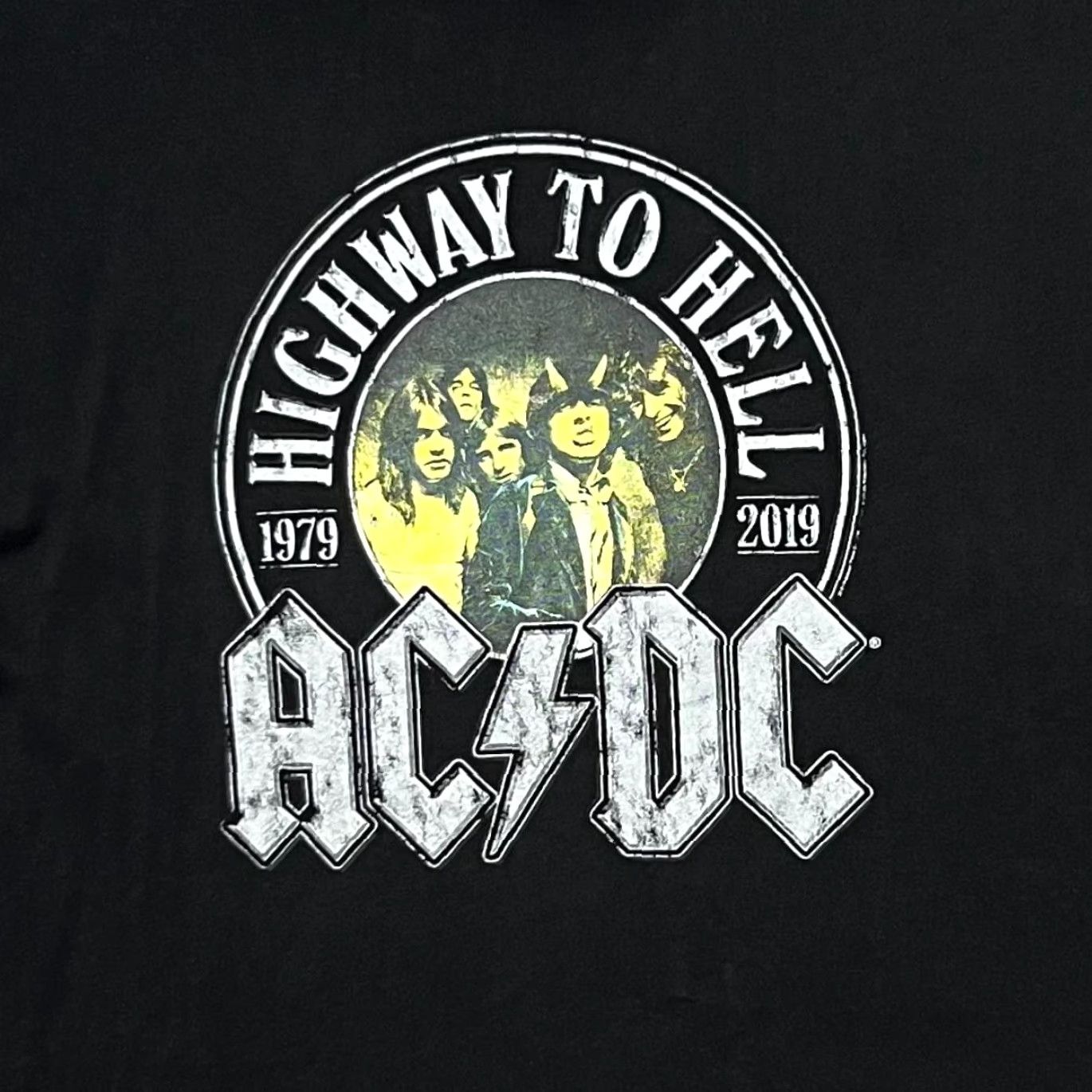 Other AC/DC Highway To Hell Logo Spellout Graphic Hard Rock Band T-Shirt Black Large Mens XL Measurements Pit to Pit 22" Length 28" Shoulder to Cuff 9" Size US L / EU 52-54 / 3 - 2 Thumbnail