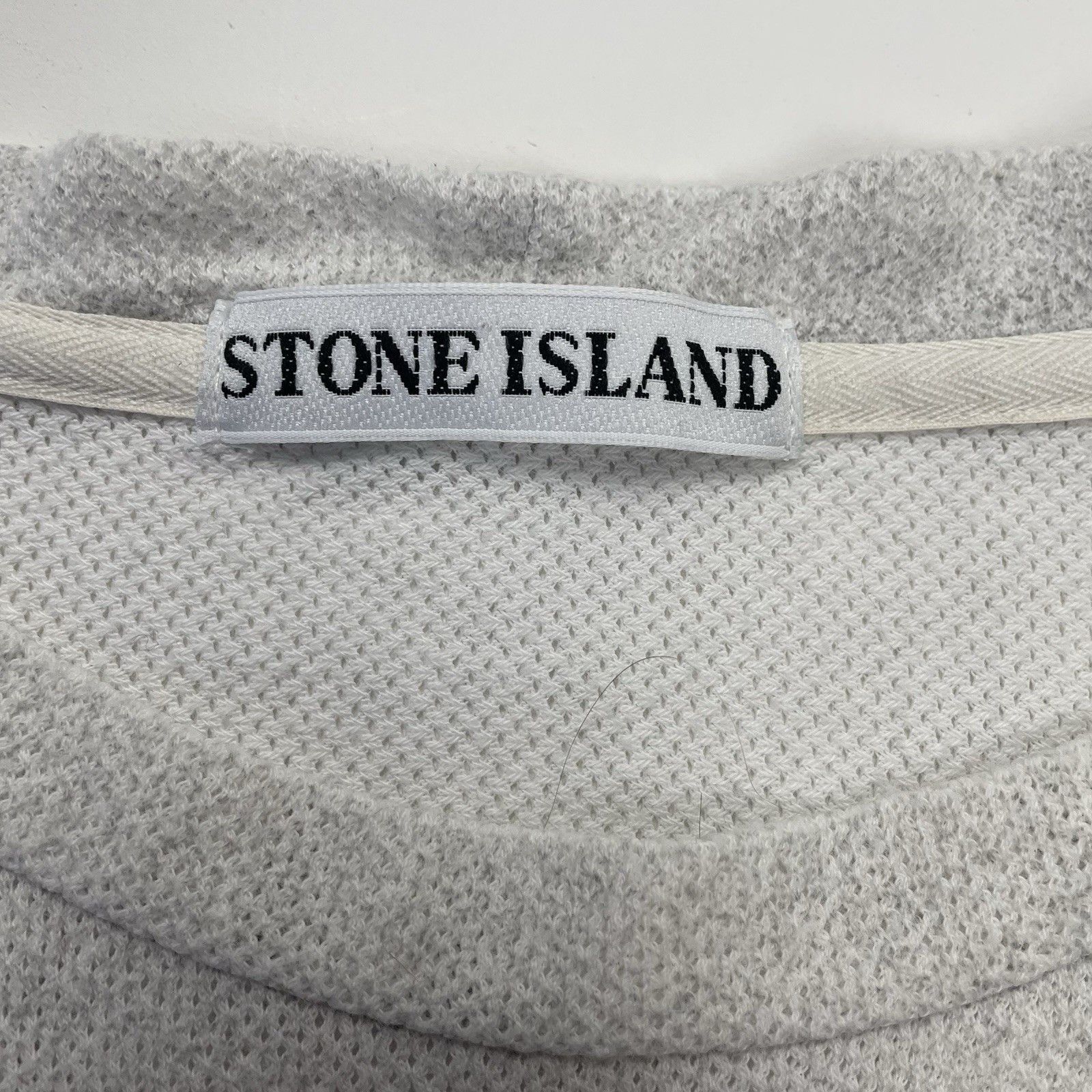 Stone Island Vintage Stone Island Striped T-Shirt Grey White Size XL Size US XL / EU 56 / 4 - 3 Thumbnail