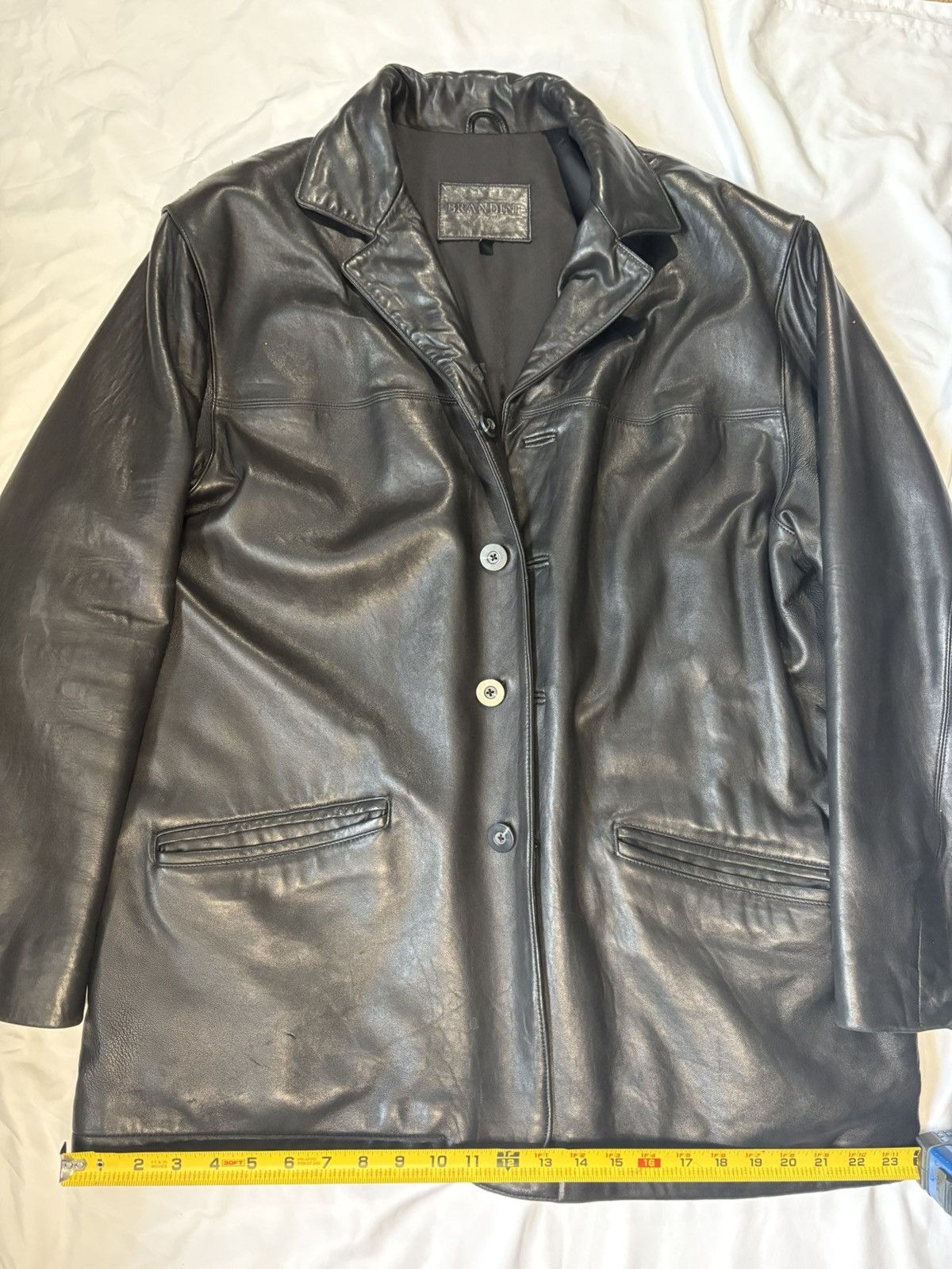 Brandini Vintage Leather Jacket Size US XL / EU 56 / 4 - 1 Thumbnail