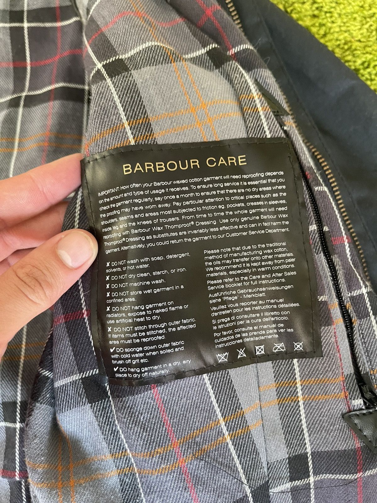 Barbour × Designer Barbour beadnell waxed jacket Size L / US 10 / IT 46 - 5 Thumbnail