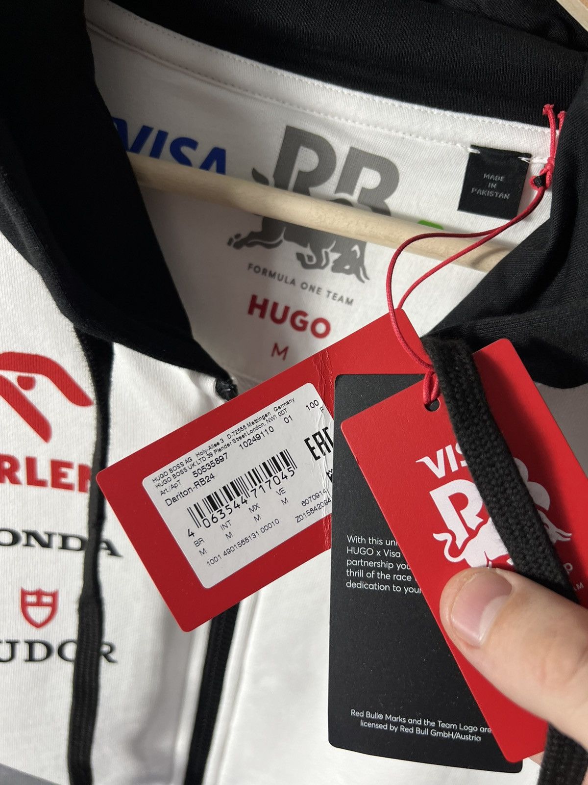Hugo 🏁 HUGO x Visa Cash App Red Bull Formula 1 Team Zip Hoodie Size US M / EU 48-50 / 2 - 6 Thumbnail