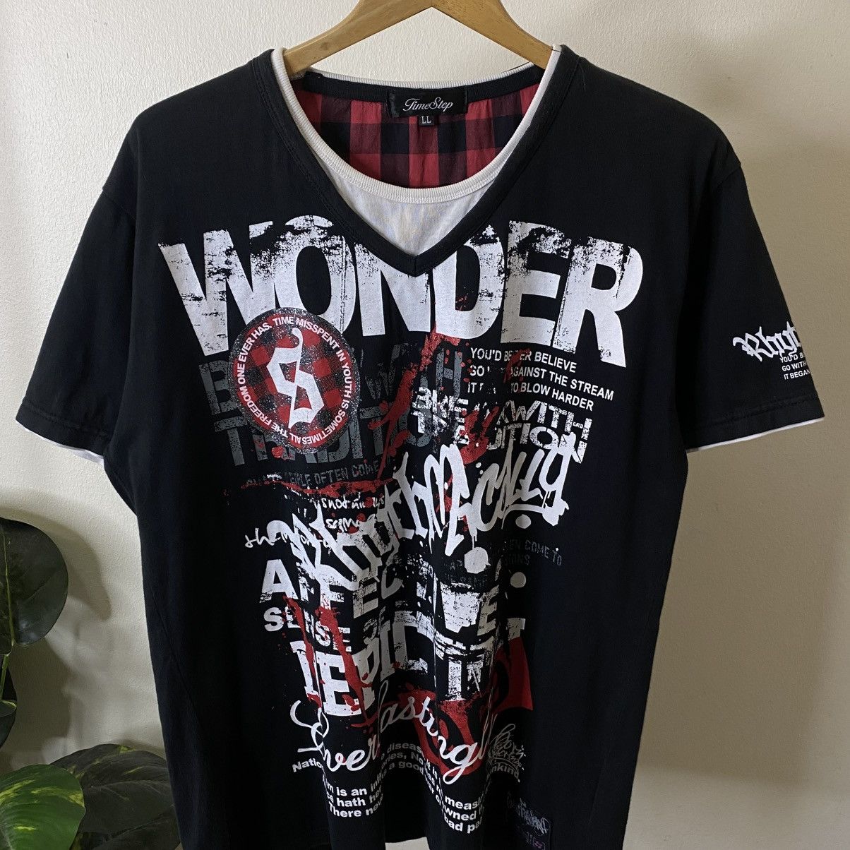 If Six Was Nine Timestep Seditionaries Poem Cyber Gothic Punk Double Layer T Size US L / EU 52-54 / 3 - 2 Thumbnail