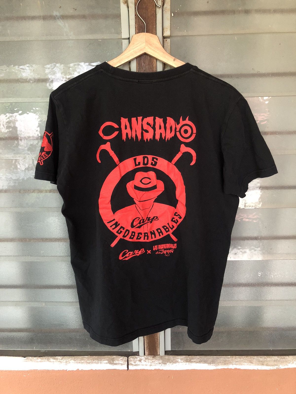 Japanese Brand Vintage Japan Pro Wrestling Carp x Los Ingobernables Tee Size US XL / EU 56 / 4 - 6 Thumbnail