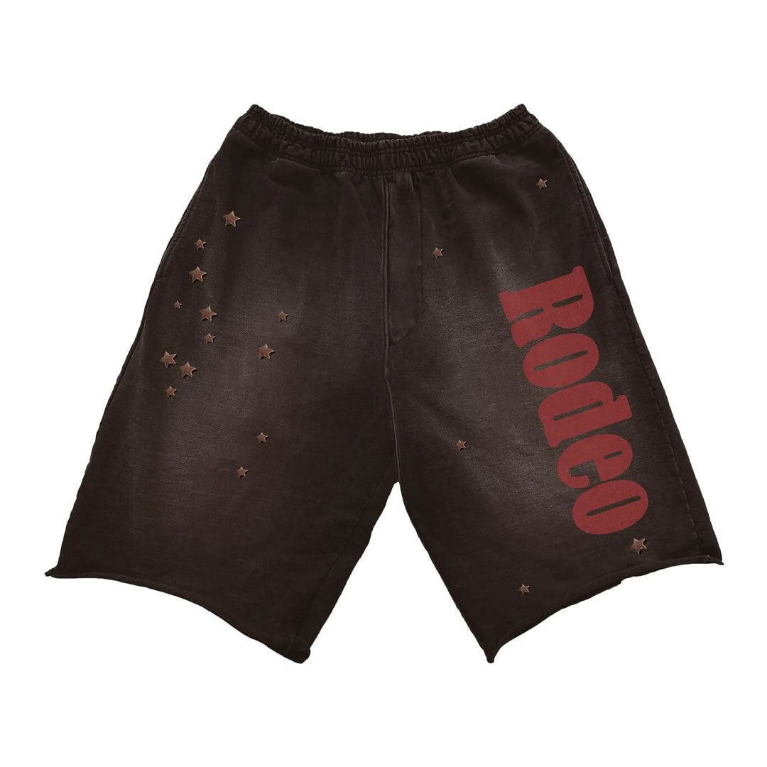 Travis Scott Cactus Jack by x Sp5der Days Before Rodeo Shorts 'Brown' Size US 32 / EU 48 - 1 Preview