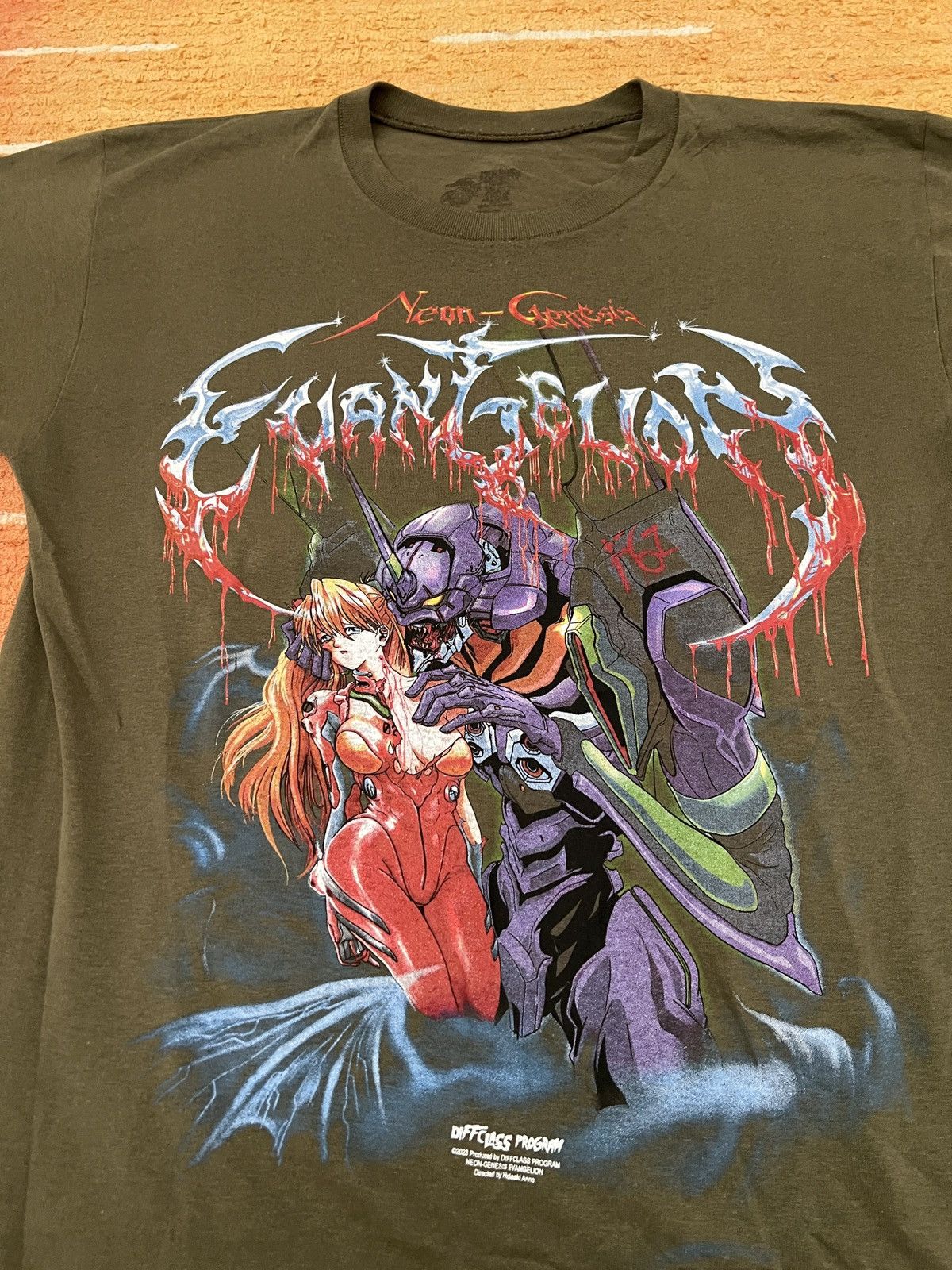 Anime Neon Genesis Evangelion Rei Shinji Asuka Anime rare tshirt Size US M / EU 48-50 / 2 - 1 Thumbnail