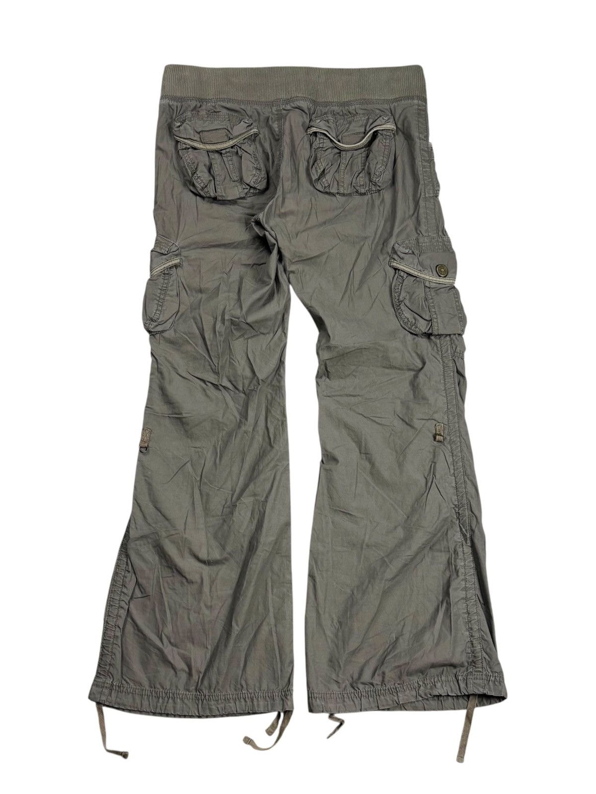 GOA Archive GOA - Apocalypse Style Flared Cargo Pants Size US 29 - 2 Thumbnail