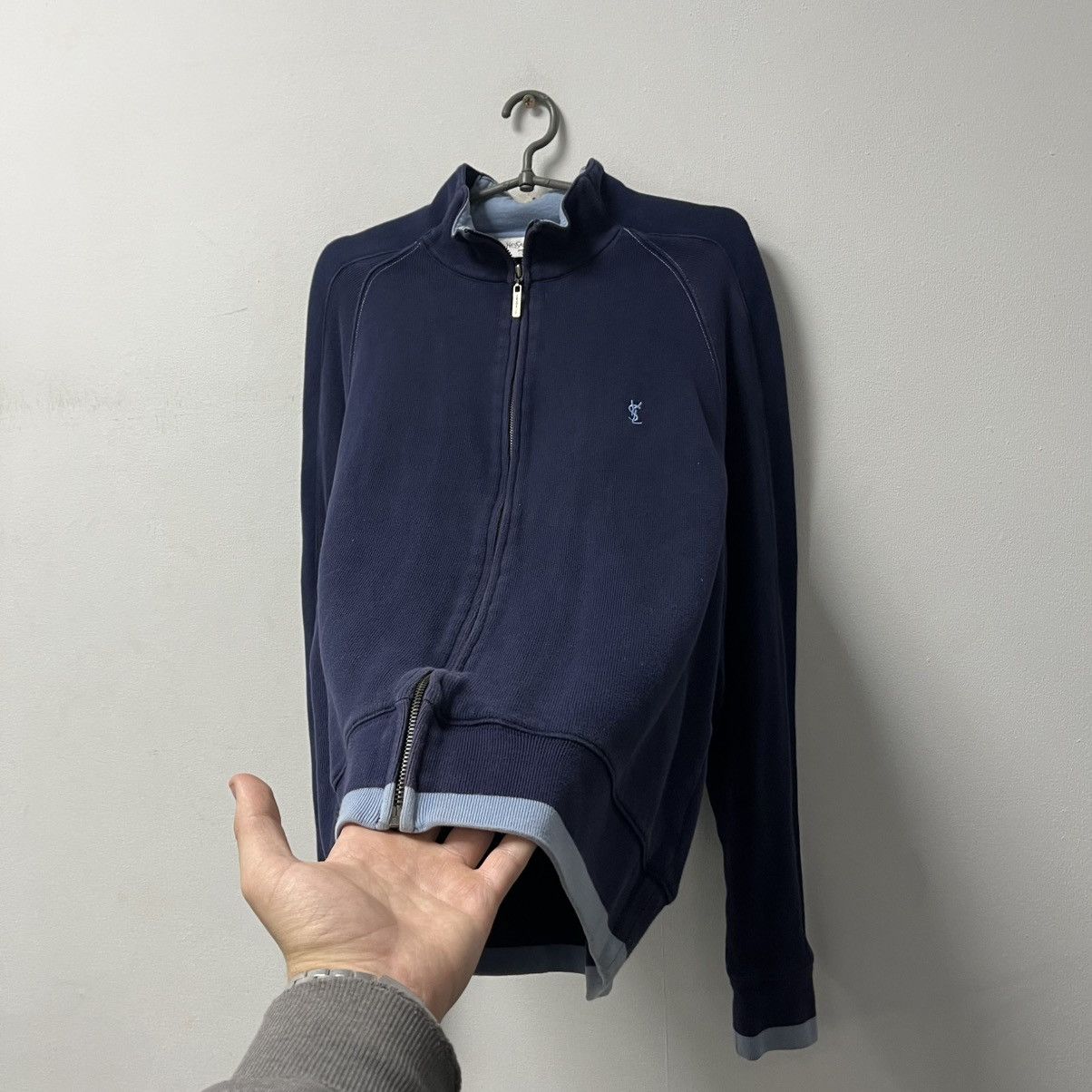 Yves Saint Laurent Vintage Yves Saint Laurent YSL ZIP Sweater Hype Street Size US L / EU 52-54 / 3 - 8 Thumbnail