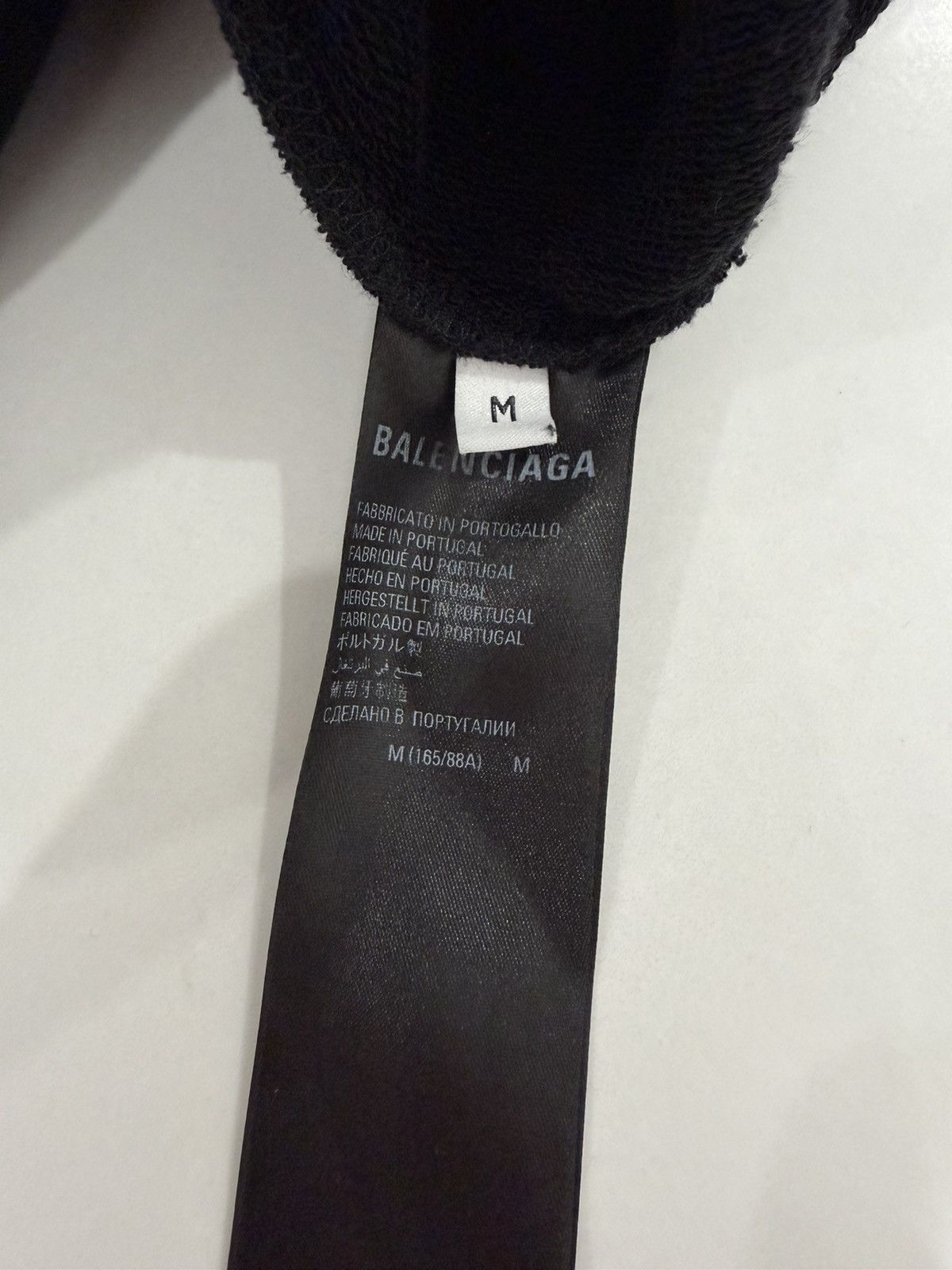 Balenciaga *RARE* Balenciaga AW22 Size Sticker Zip Hoodie Size US M / EU 48-50 / 2 - 8 Thumbnail