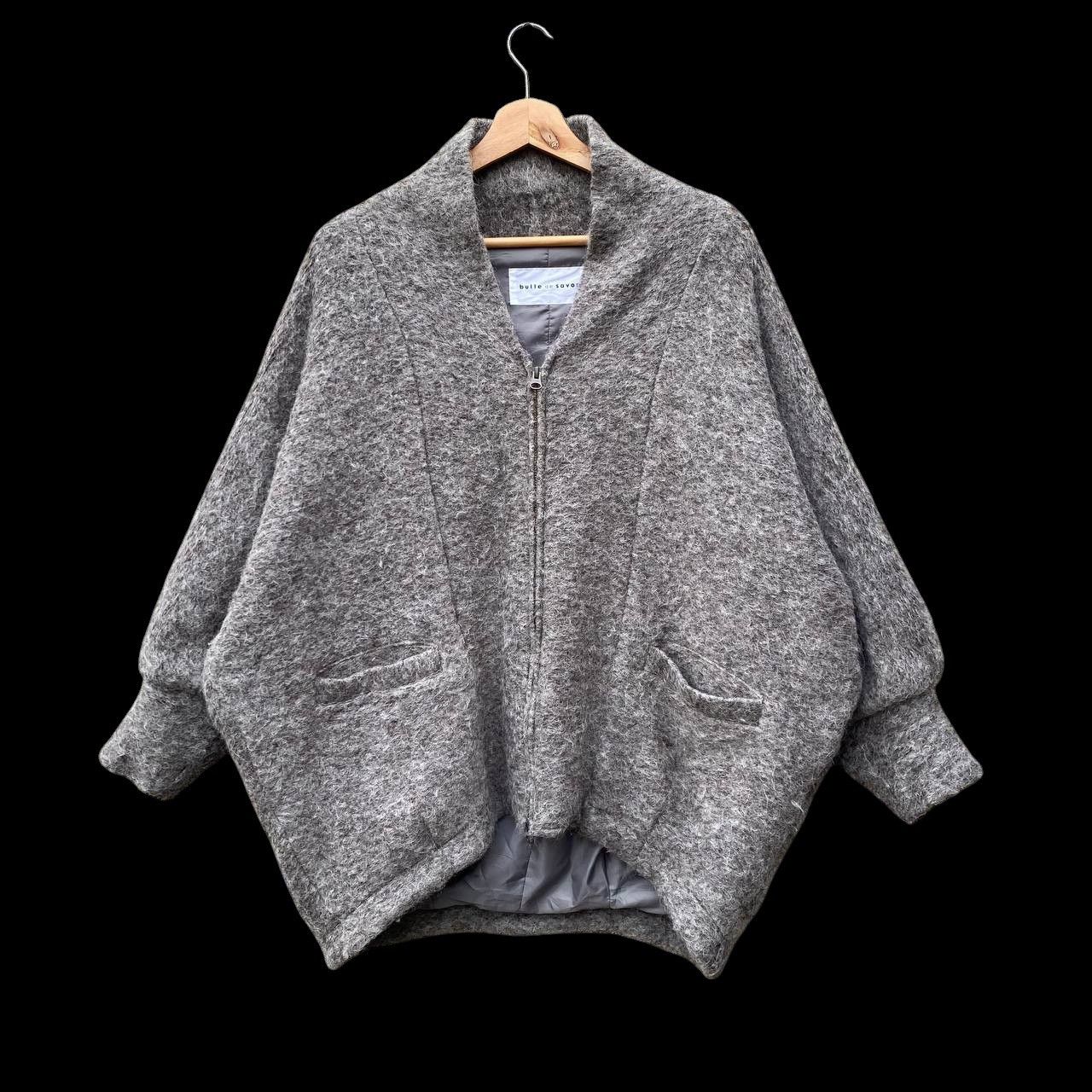 Japanese Brand MOHAIR BULLE DE SAVON JAPAN TORTOISE BAGGY JACKET Size M / US 6-8 / IT 42-44 - 1 Thumbnail