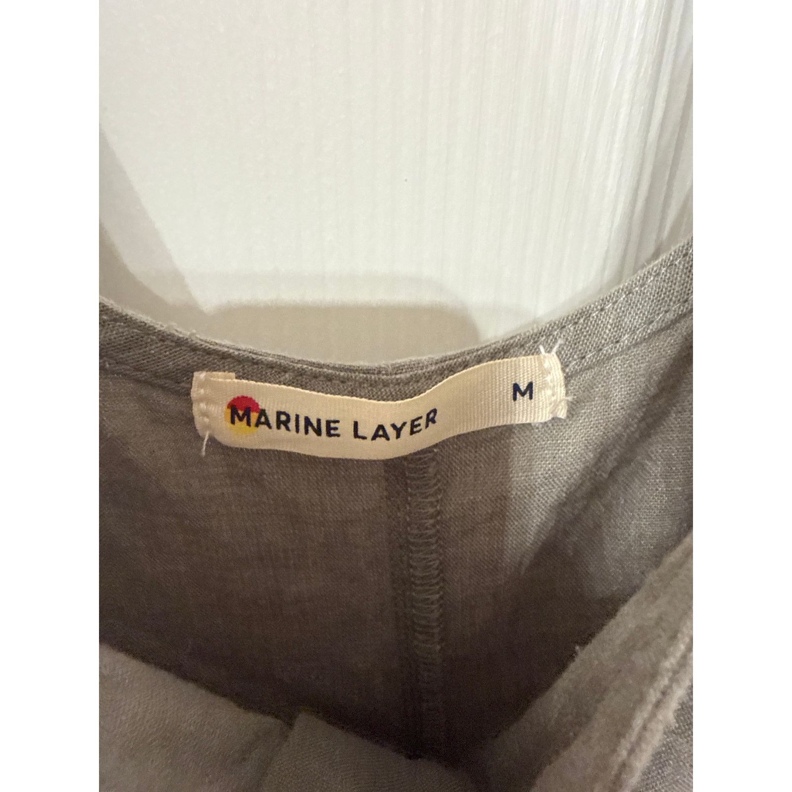 Marine Layer Marine Layer Sydney Beach Hemp Jumpsuit in Shadow, M Size 28" / US 6 / IT 42 - 8 Thumbnail