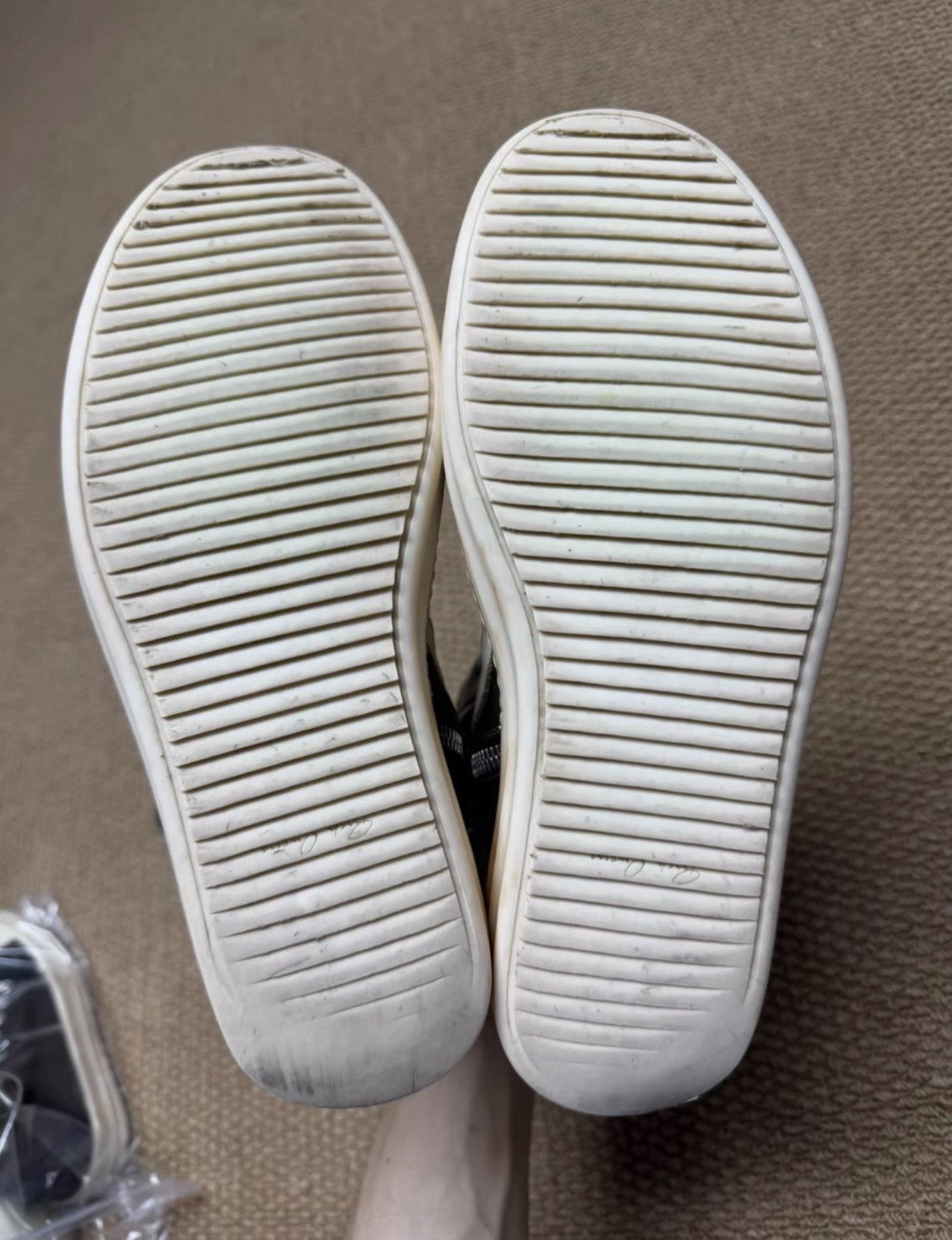 Rick Owens Rick Owens Geobasket, Mocha Brown & White K37 Size US 8.5 / EU 41-42 - 9 Thumbnail