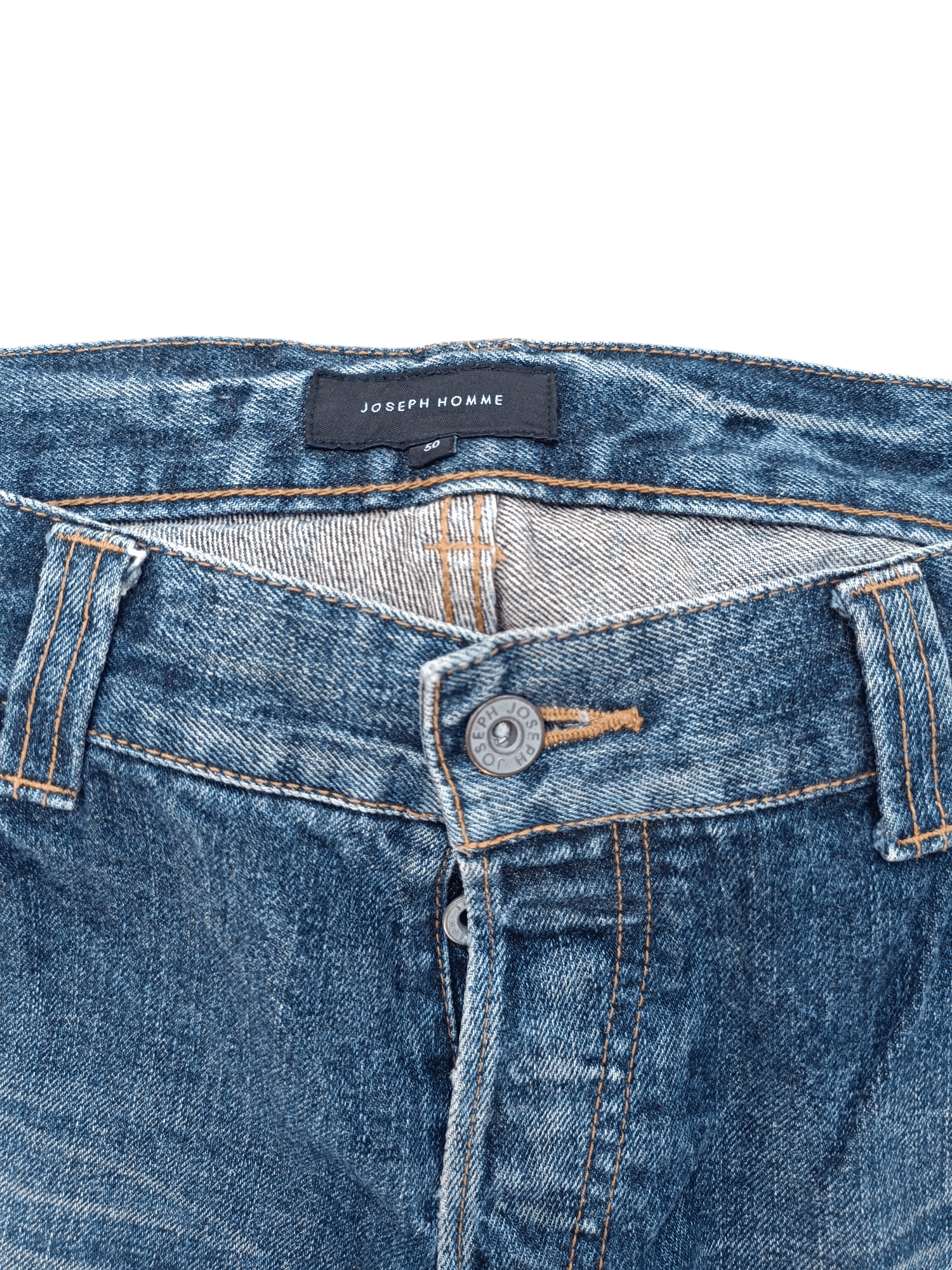JOSEPH HOMME × Japanese Brand × Vintage CRAZY FADE JOSEPH HOMME BUCKLE BACK DENIM Size US 34 / EU 50 - 12 Thumbnail