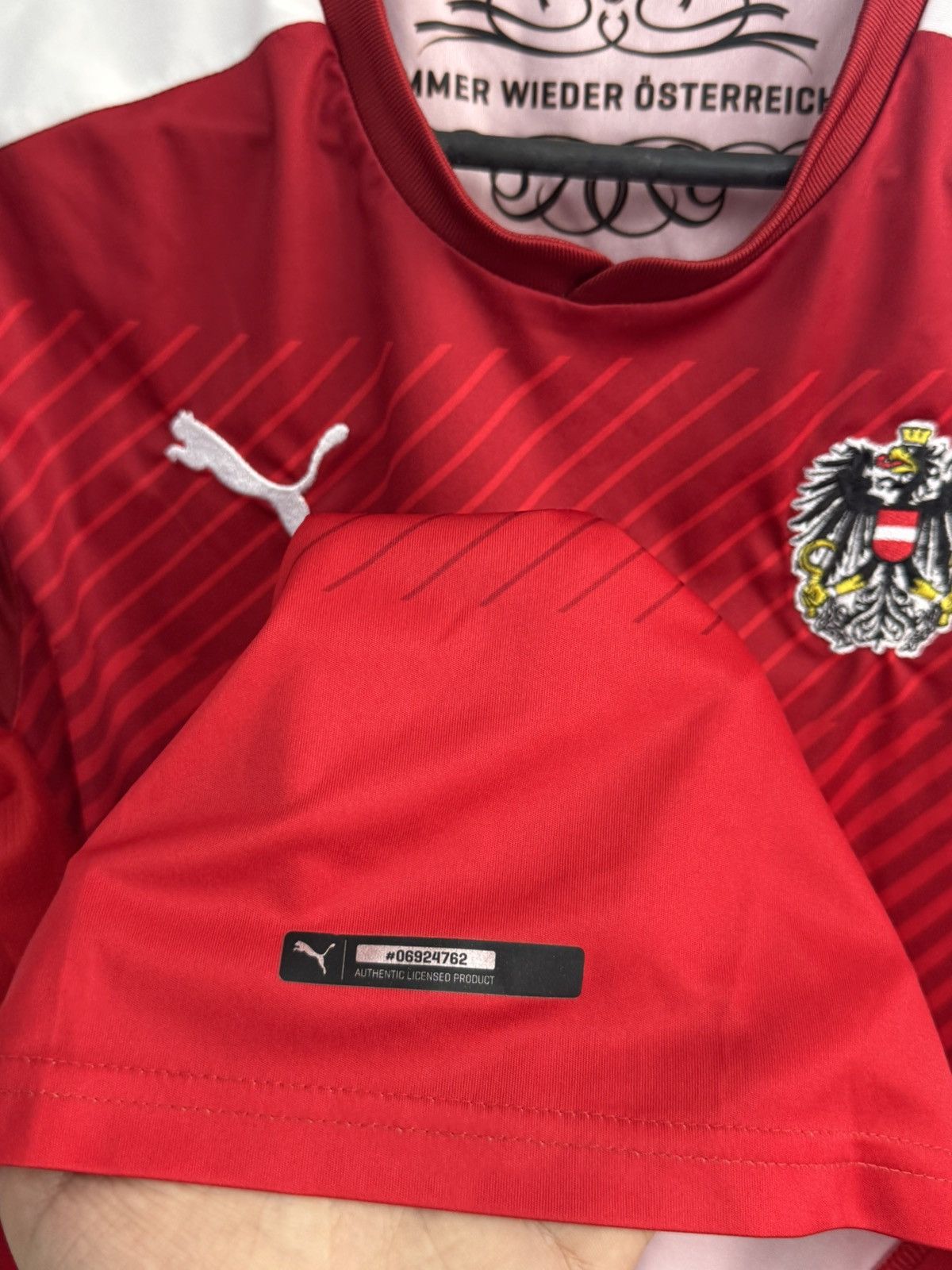 Puma Vintage Austria Team 2016/17 Home Jersey Football Puma Men S Size US S / EU 44-46 / 1 - 9 Thumbnail