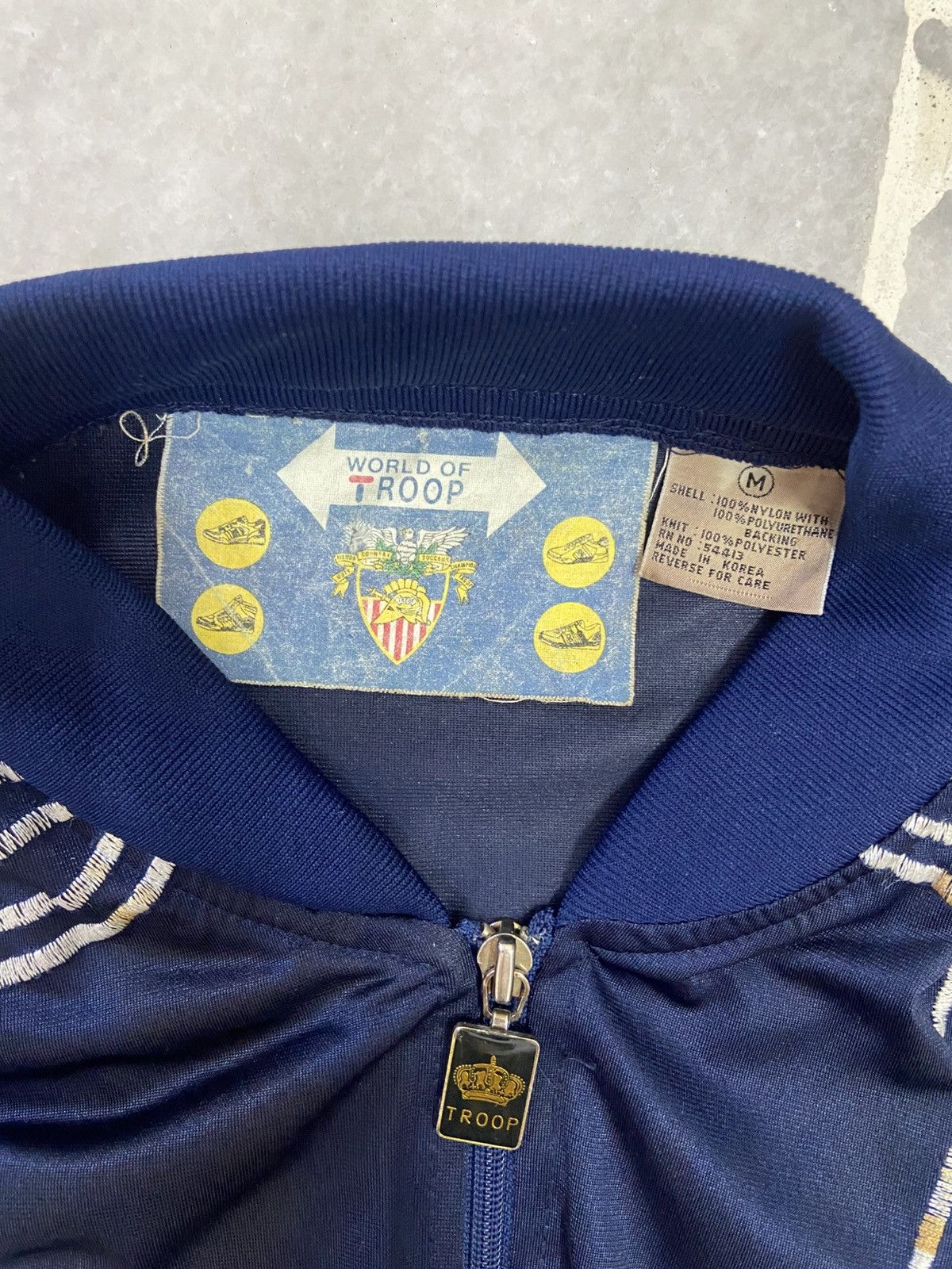 Troop Vintage 80s TROOP Jacket Track Top Jacket Hip Hop Zip Up Size US M / EU 48-50 / 2 - 8 Thumbnail