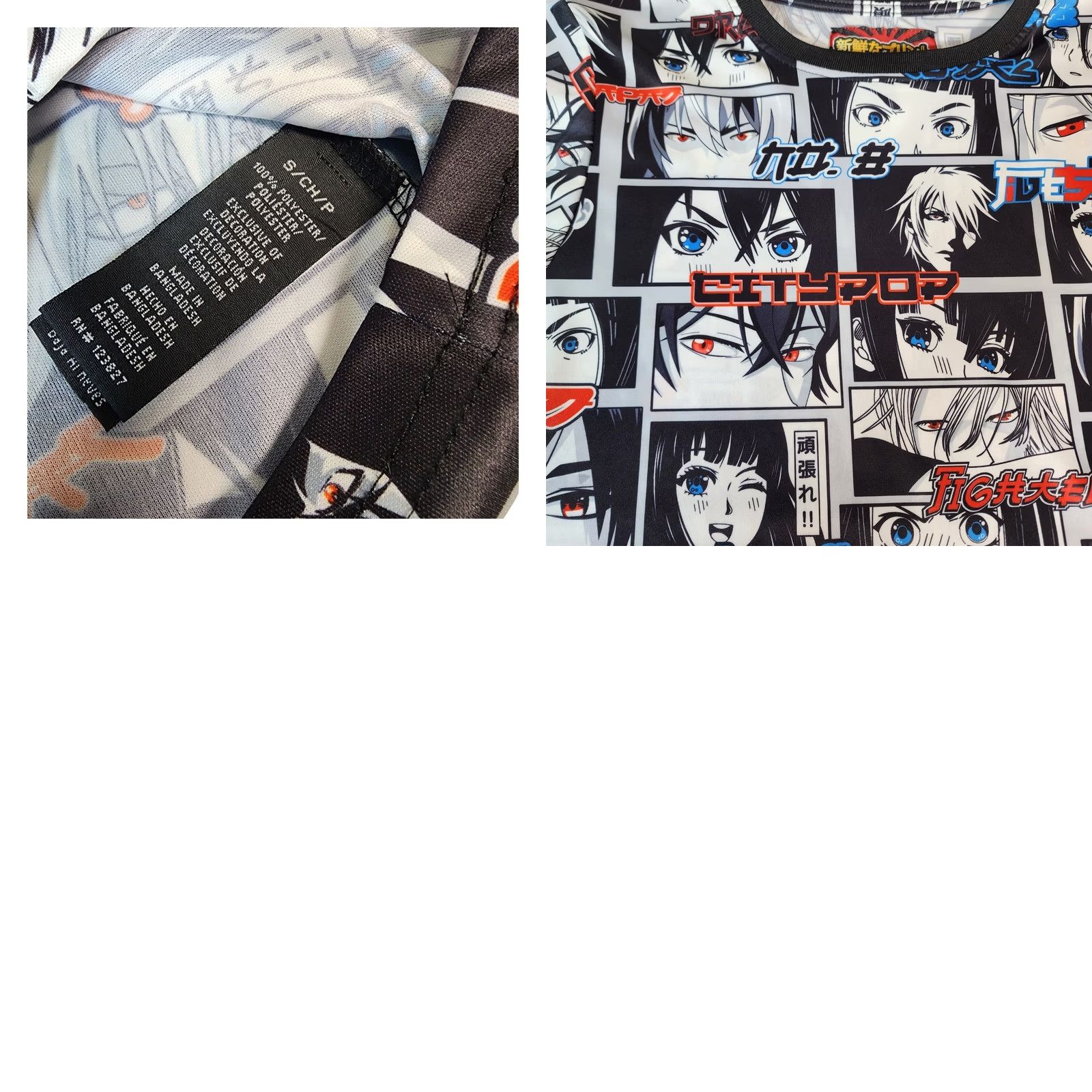 CO Drill Clothing Co Anime Manga Panel All Over Print T-Shirt Mens S City Pop Size US S / EU 44-46 / 1 - 8 Thumbnail