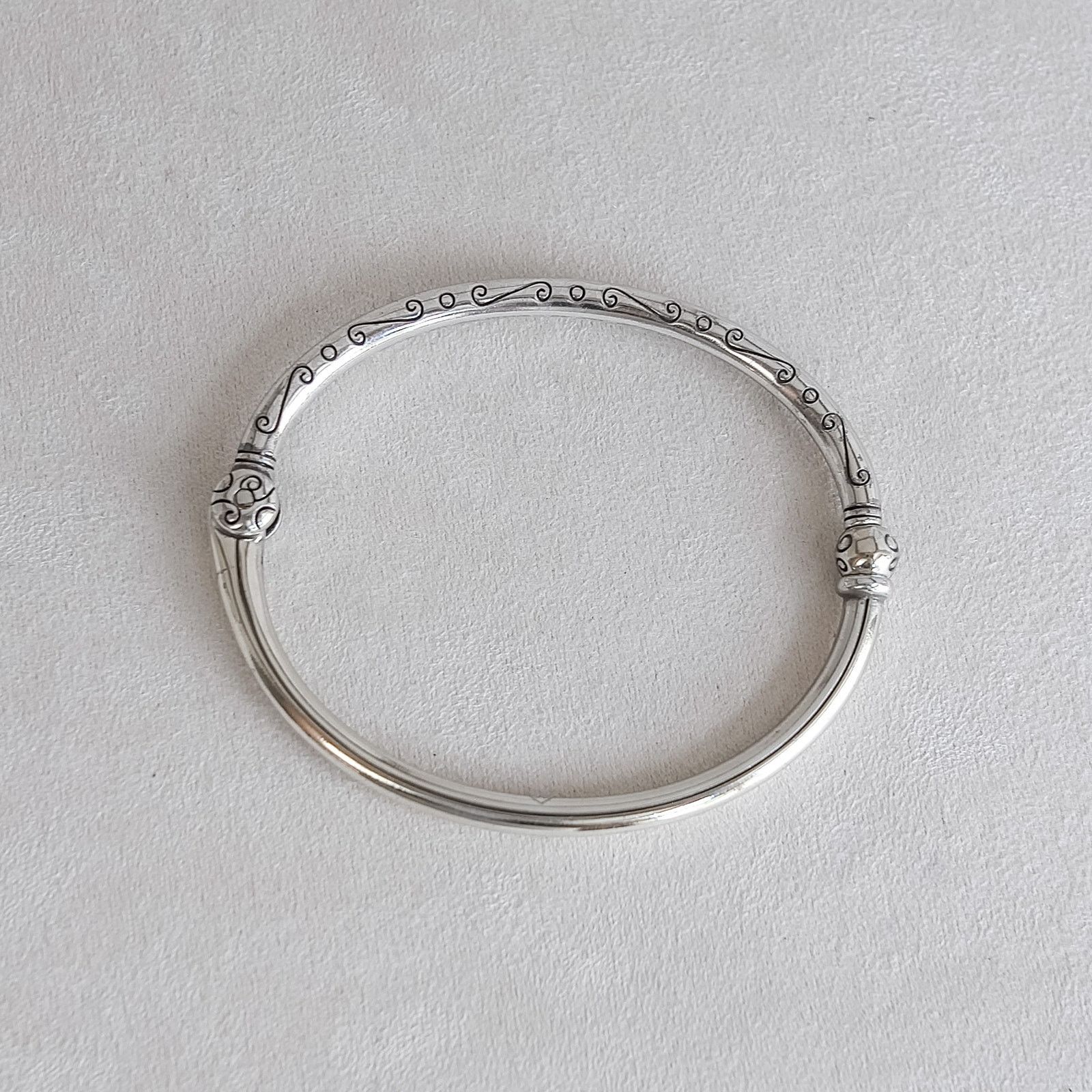 Brighton Brighton Charm Bangle Bracelet Silver Plated Magnetic Clasp Size ONE SIZE - 3 Thumbnail