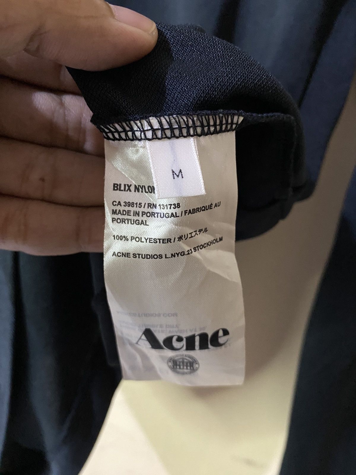 Acne Studios 🖤FINAL DROP🖤Acne Studios Blix Nylon Paw13 Long Sleeve Size US M / EU 48-50 / 2 - 7 Thumbnail