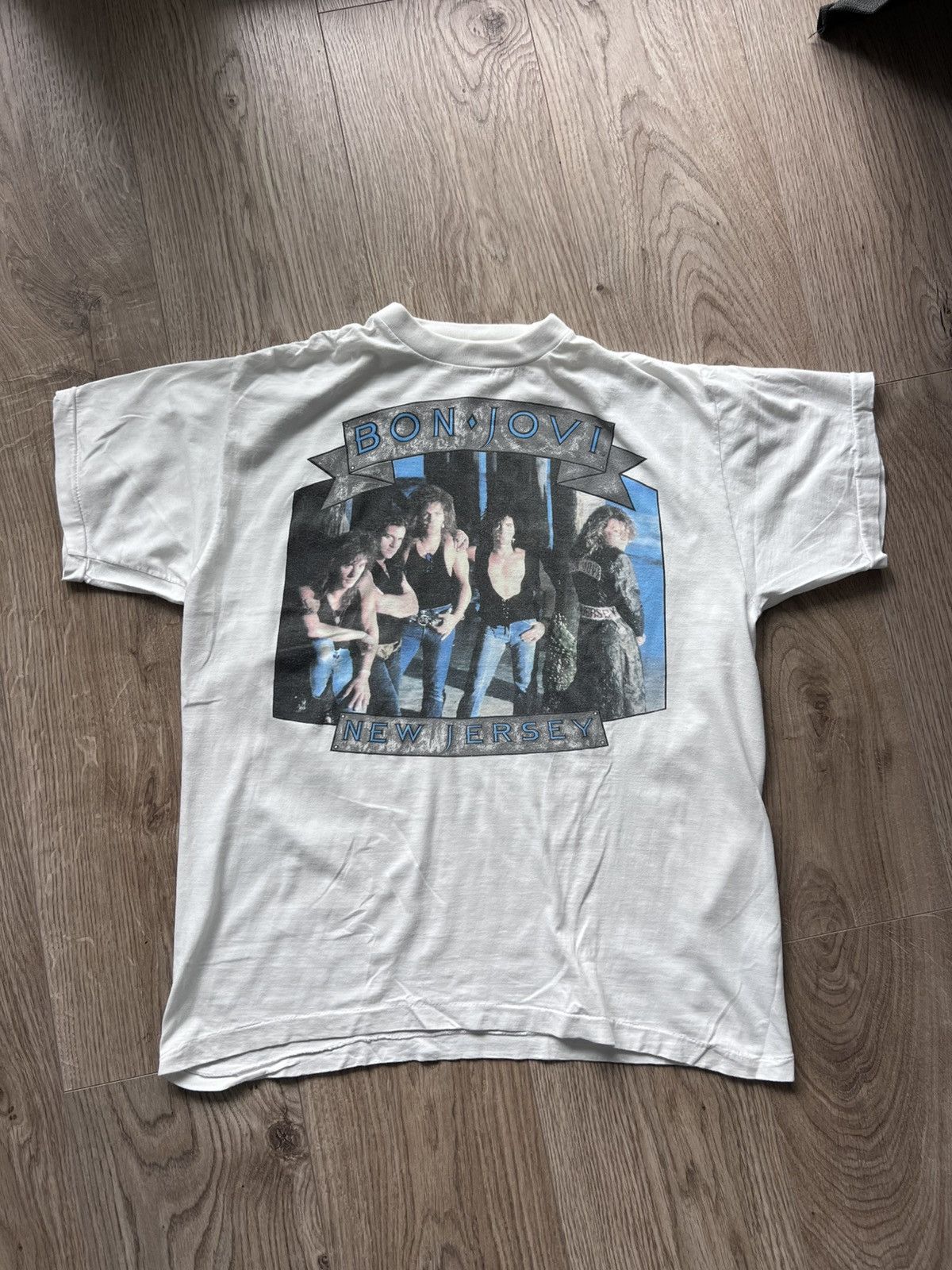 Vintage Vintage mega rare tee Bon Jovi 80’s Size US M / EU 48-50 / 2 - 11 Thumbnail
