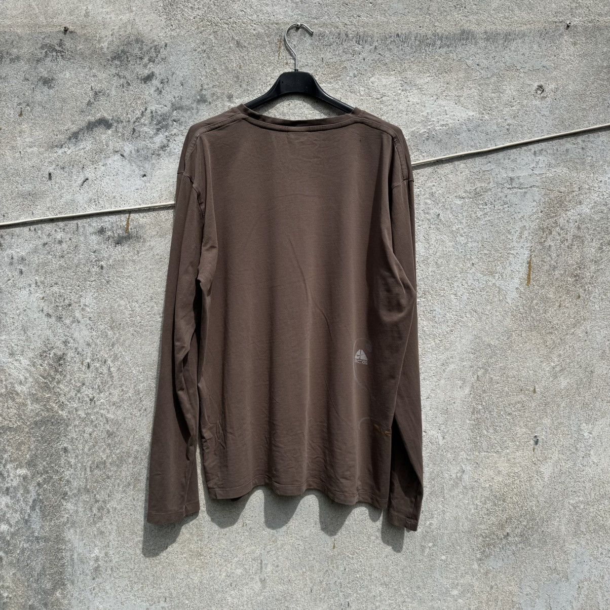 Nike ACG 00s Nike ACG Brown Longsleeve Travis Scott Catus Jack style Size US L / EU 52-54 / 3 - 3 Thumbnail