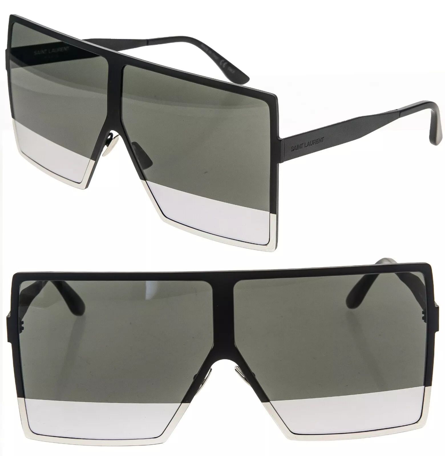 Yves Saint Laurent SAINT LAURENT Betty SL 182 Sl182 Matte Black 004 Sunglasses Size ONE SIZE - 1 Thumbnail