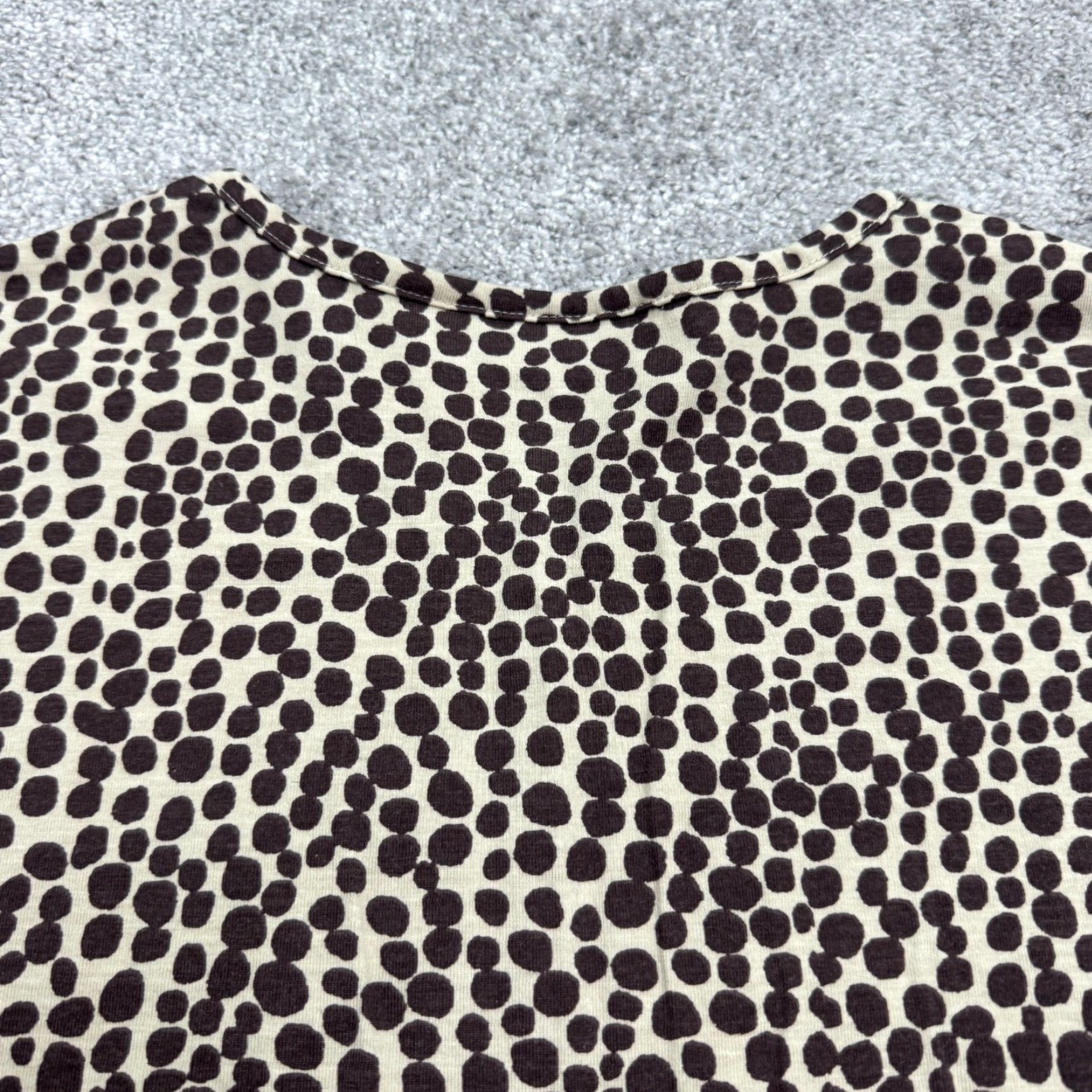 Blair Blair Leopard T-Shirt Womens XL Brown Animal Print Short Sleeve Casual Stretch Size XL / US 12-14 / IT 48-50 - 4 Thumbnail