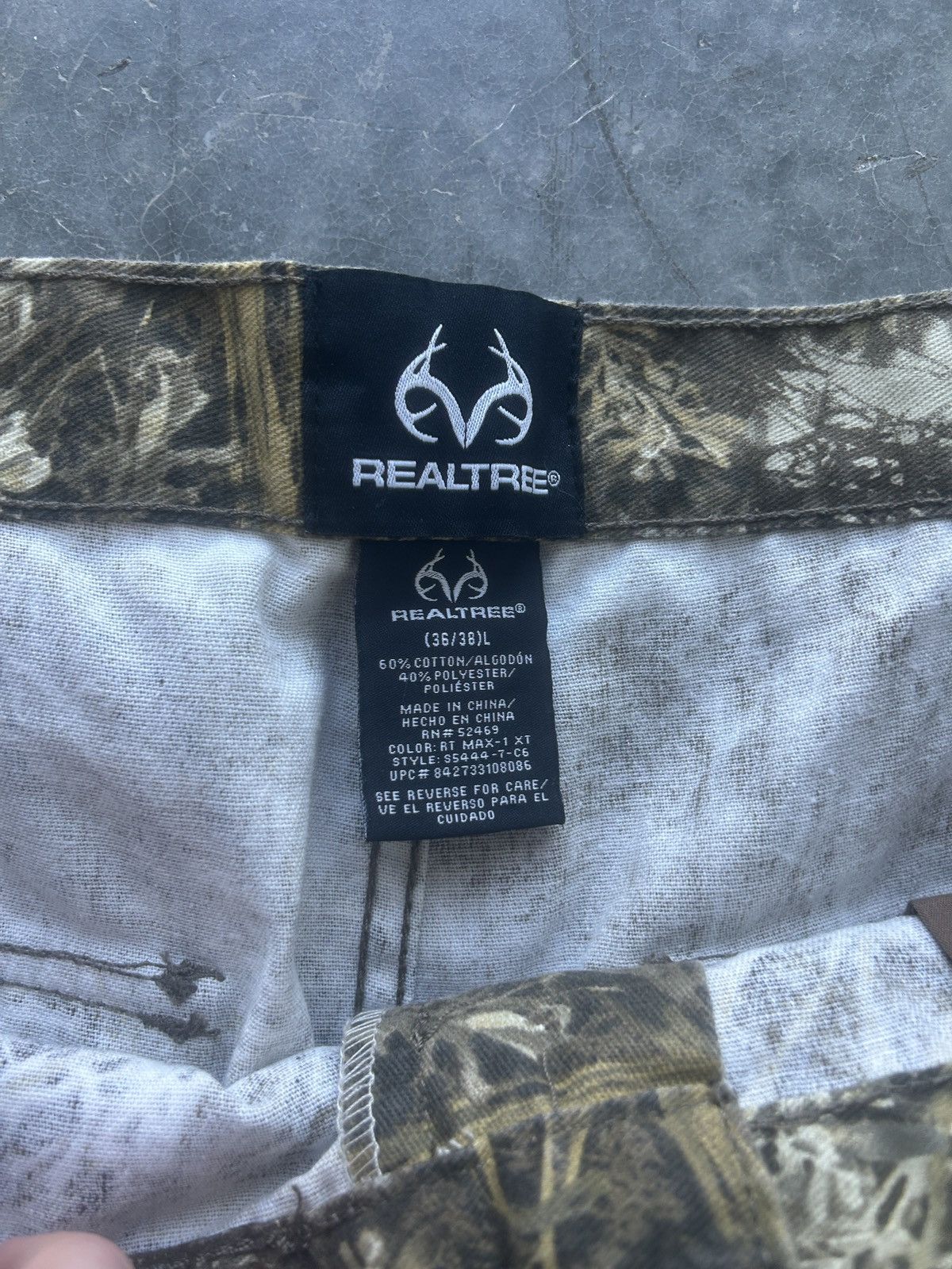 Japanese Brand × Mossy Oaks × Vintage Vintage Y2K Mossy Oak Camo Cargo Pants Baggy Fit Size US 36 / EU 52 - 4 Thumbnail